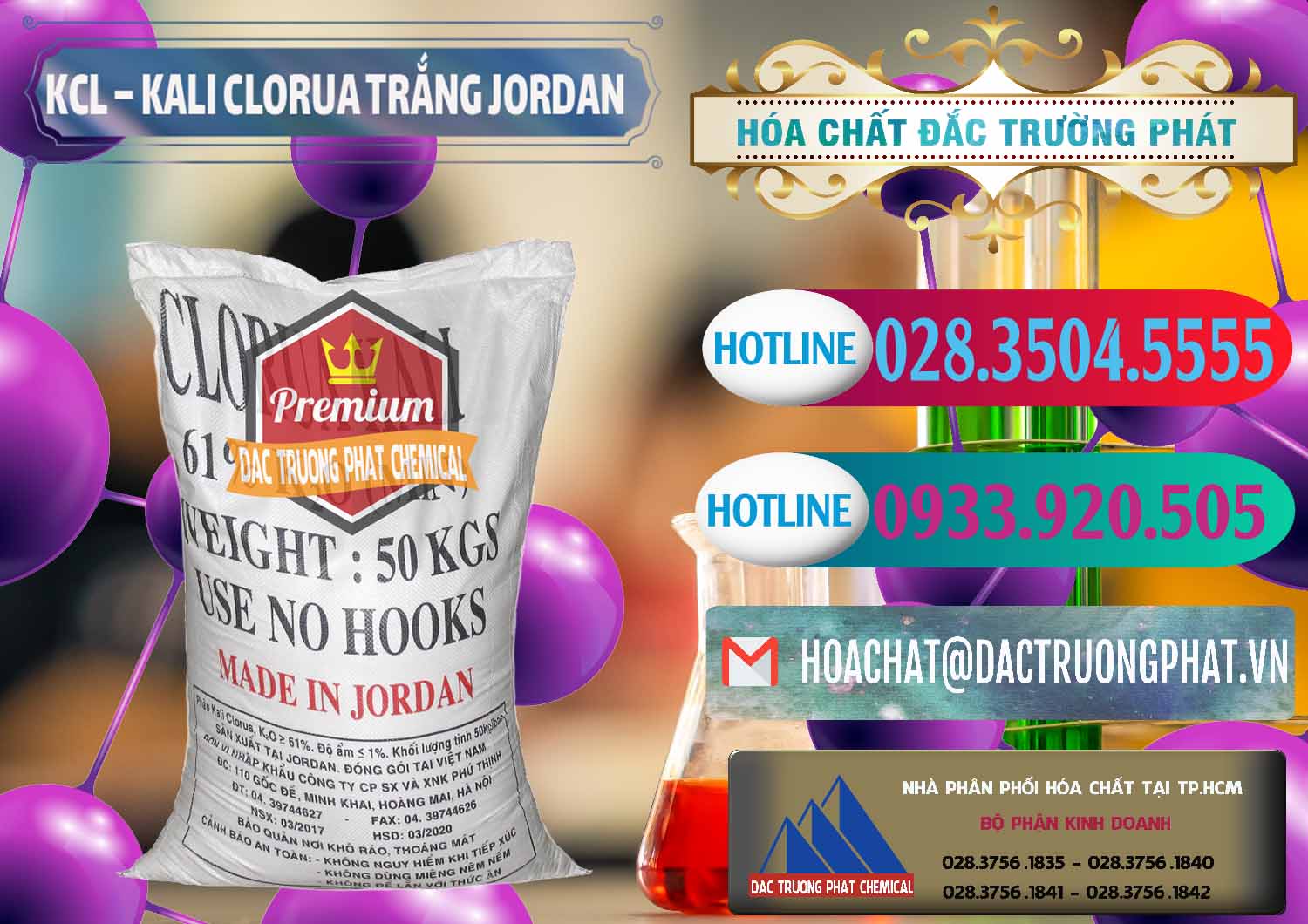 Chuyên bán & cung cấp KCL – Kali Clorua Trắng Jordan - 0088 - Nhà phân phối & kinh doanh hóa chất tại TP.HCM - truongphat.vn