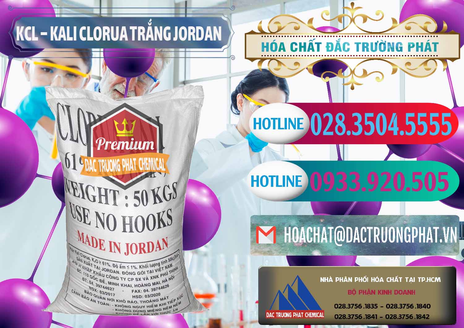 Cty chuyên bán & cung cấp KCL – Kali Clorua Trắng Jordan - 0088 - Chuyên cung cấp và nhập khẩu hóa chất tại TP.HCM - truongphat.vn