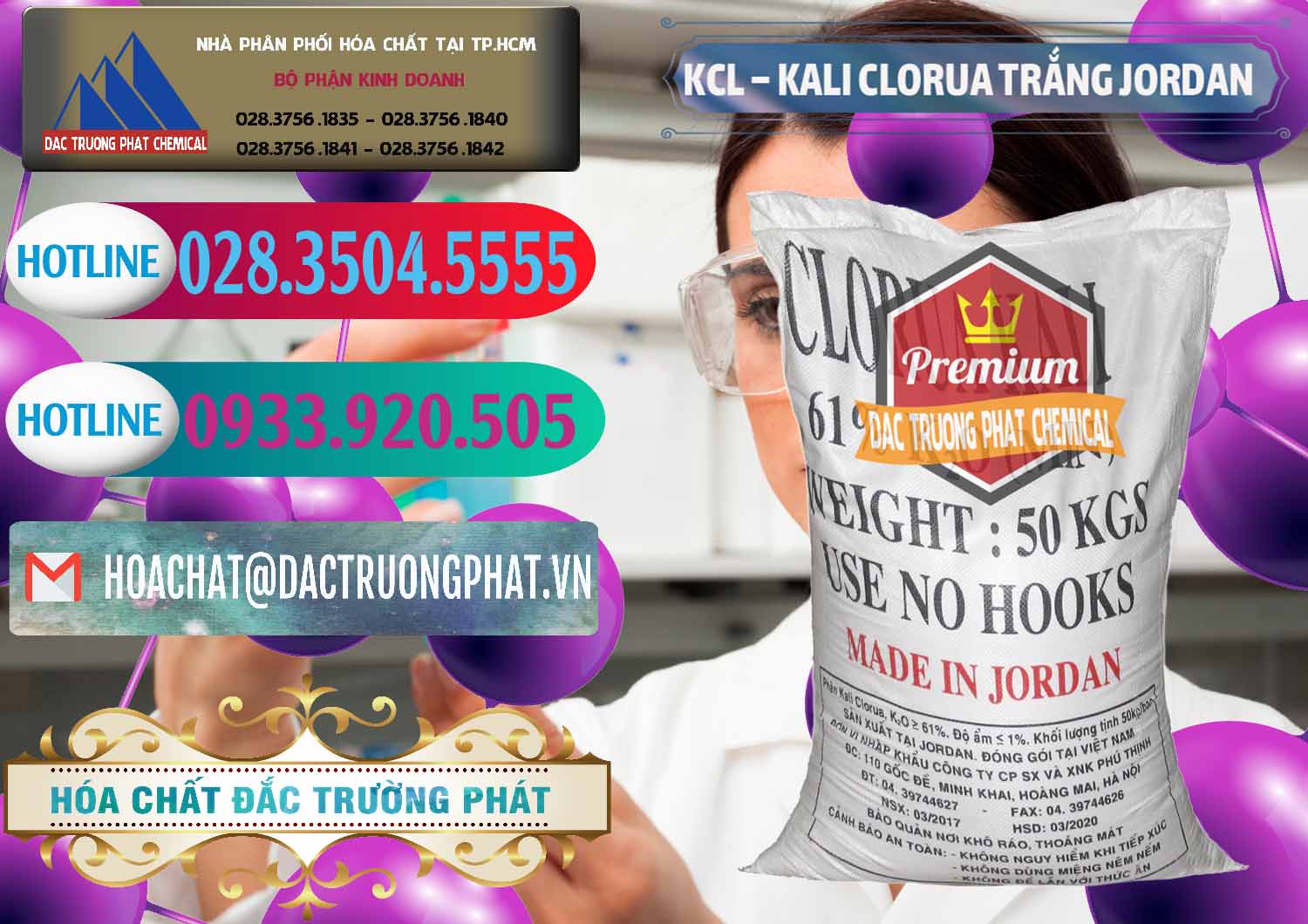 Công ty bán ( phân phối ) KCL – Kali Clorua Trắng Jordan - 0088 - Nơi cung cấp ( phân phối ) hóa chất tại TP.HCM - truongphat.vn