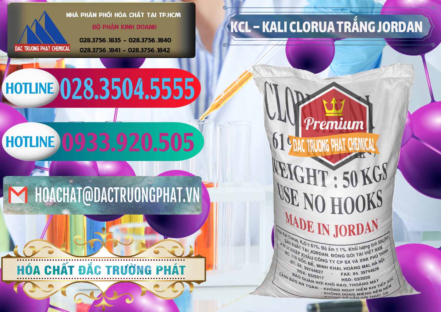 Đơn vị chuyên kinh doanh _ bán KCL – Kali Clorua Trắng Jordan - 0088 - Nơi phân phối _ cung ứng hóa chất tại TP.HCM - truongphat.vn