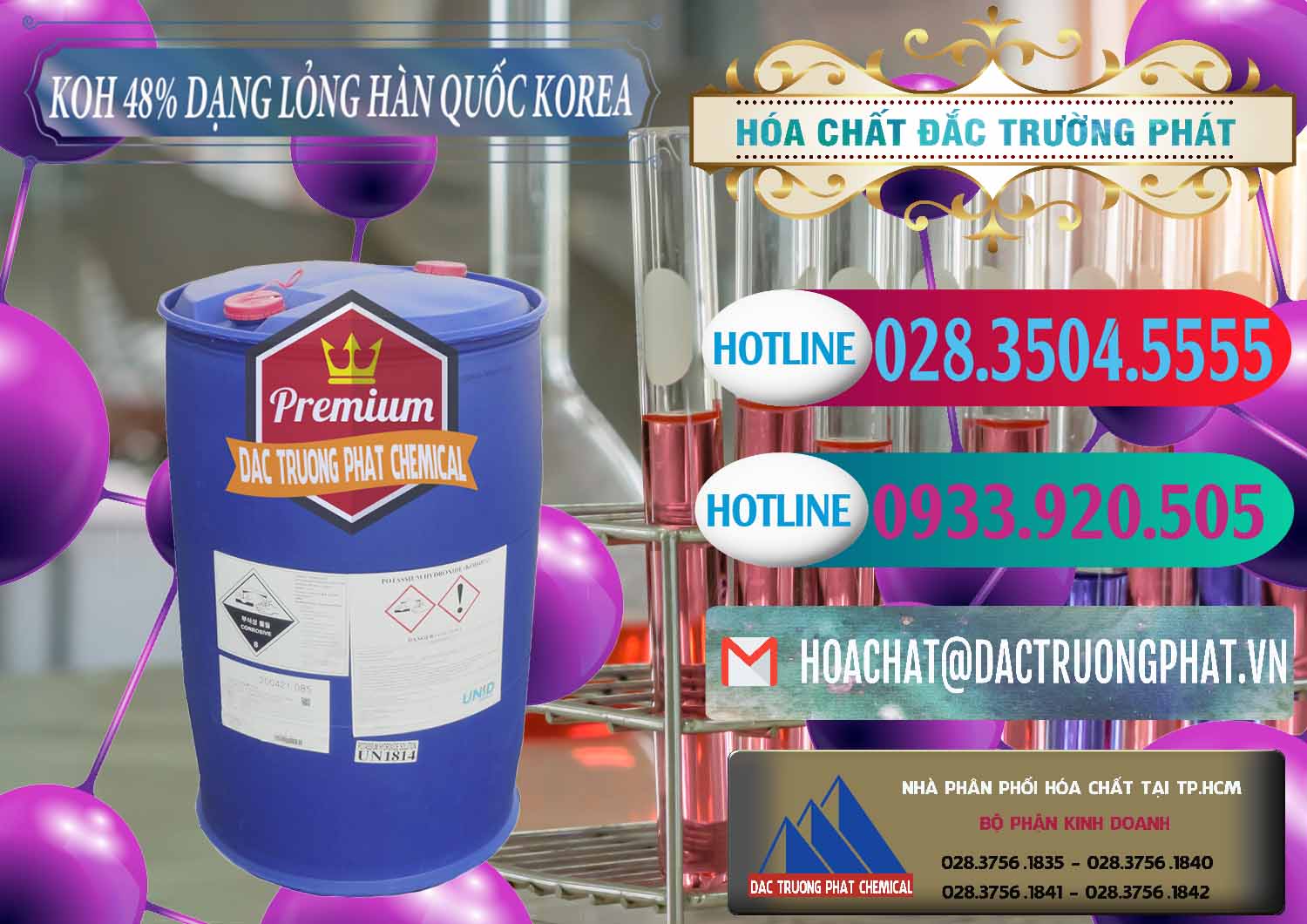Công ty bán và cung ứng KOH Dạng Nước – Potassium Hydroxide Lỏng 48% Hàn Quốc Korea - 0293 - Nhà phân phối và kinh doanh hóa chất tại TP.HCM - truongphat.vn