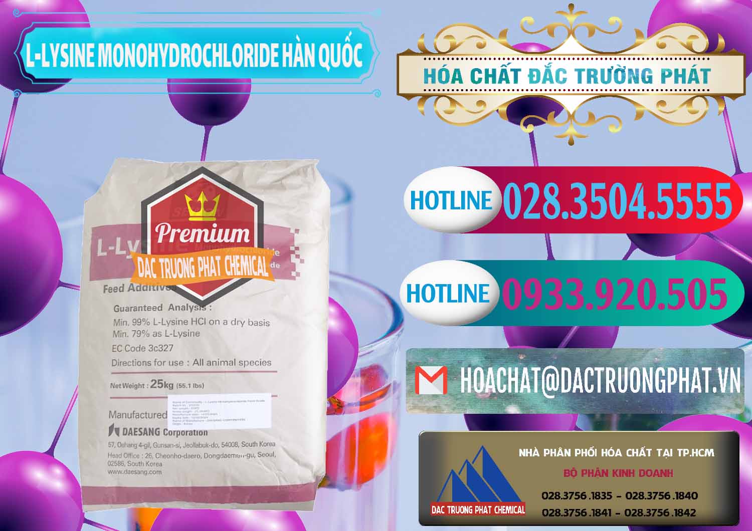 Nhà phân phối _ bán L-Lysine Monohydrochloride Feed Grade Sewon Hàn Quốc Korea - 0302 - Nơi chuyên cung ứng _ phân phối hóa chất tại TP.HCM - truongphat.vn