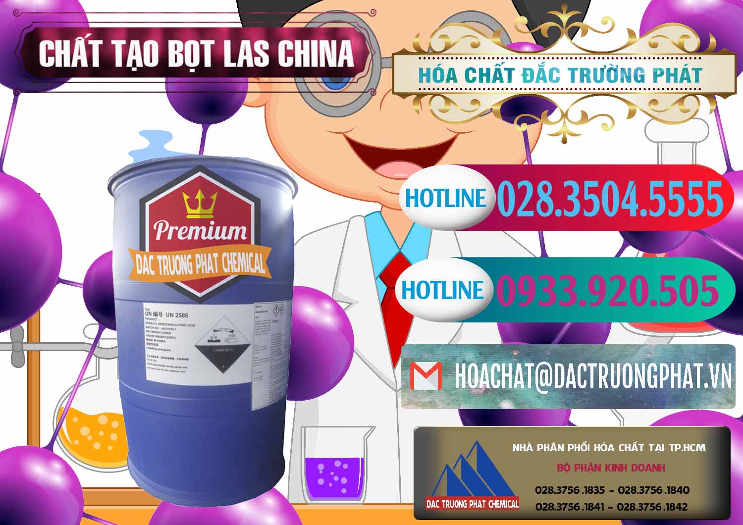 Nơi chuyên bán & cung cấp Chất tạo bọt Las Trung Quốc China - 0451 - Cung cấp và phân phối hóa chất tại TP.HCM - truongphat.vn