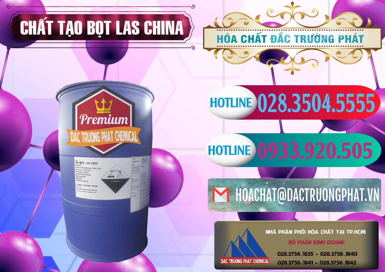 Đơn vị chuyên cung cấp và bán Chất tạo bọt Las Trung Quốc China - 0451 - Cty chuyên cung cấp _ nhập khẩu hóa chất tại TP.HCM - truongphat.vn