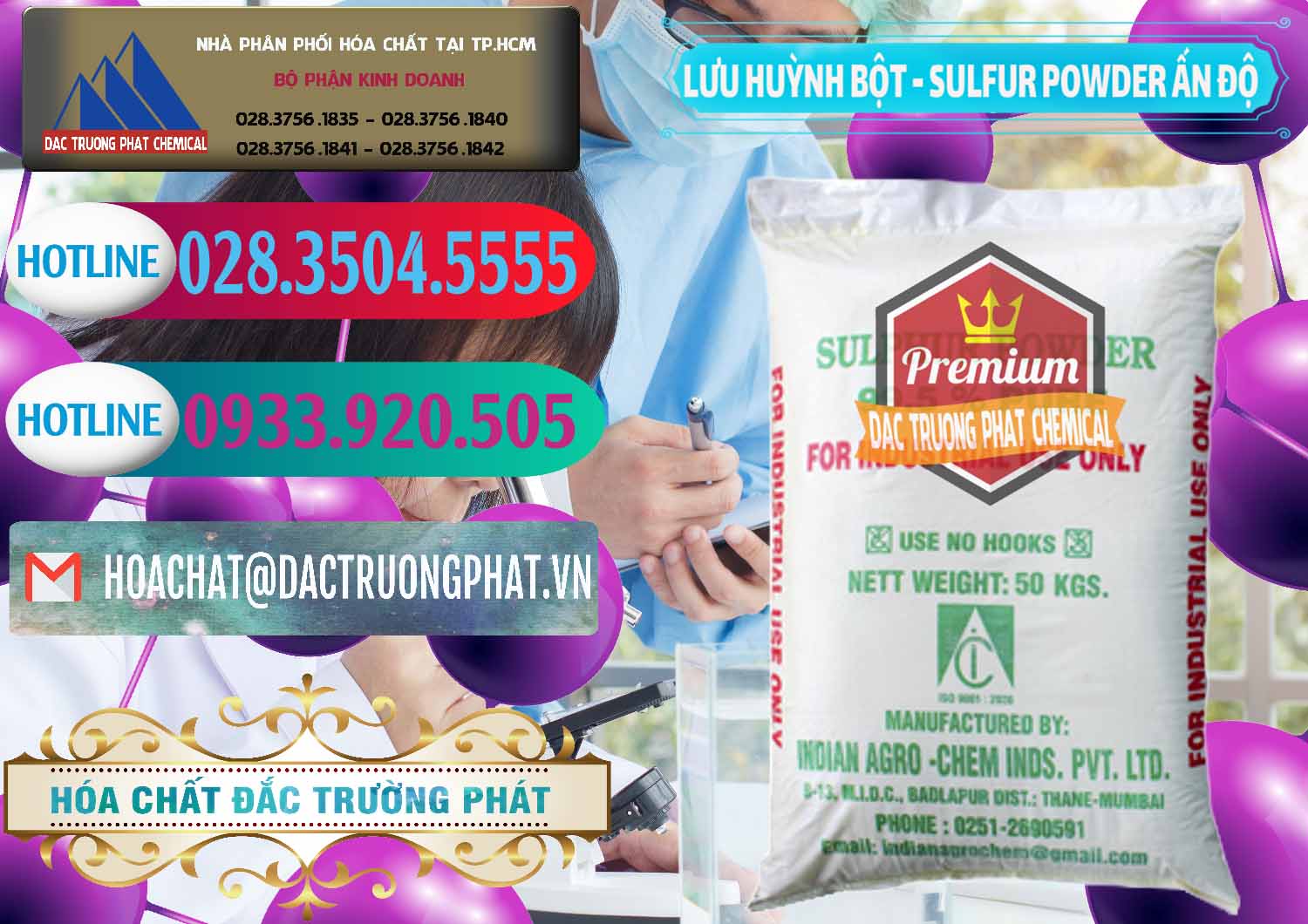 Cty kinh doanh _ bán Lưu huỳnh Bột - Sulfur Powder Ấn Độ India - 0347 - Chuyên phân phối & cung ứng hóa chất tại TP.HCM - truongphat.vn