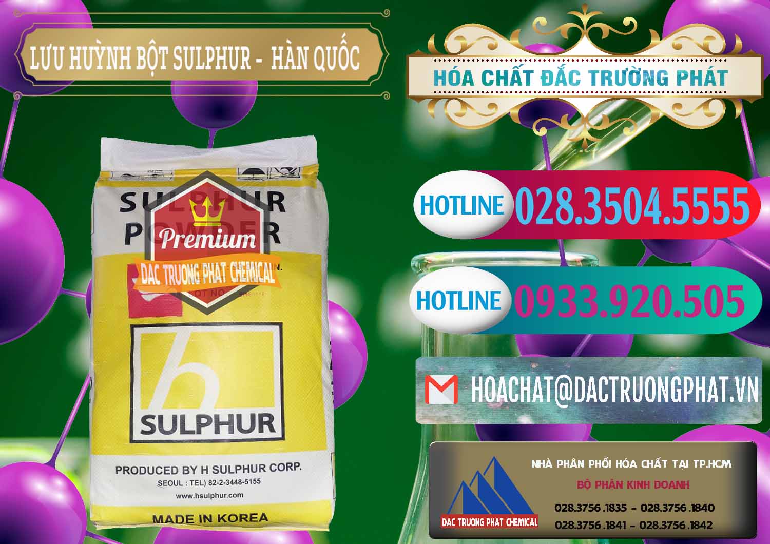 Đơn vị chuyên cung cấp - bán Lưu huỳnh Bột - Sulfur Powder ( H Sulfur ) Hàn Quốc Korea - 0199 - Nơi chuyên bán & cung cấp hóa chất tại TP.HCM - truongphat.vn