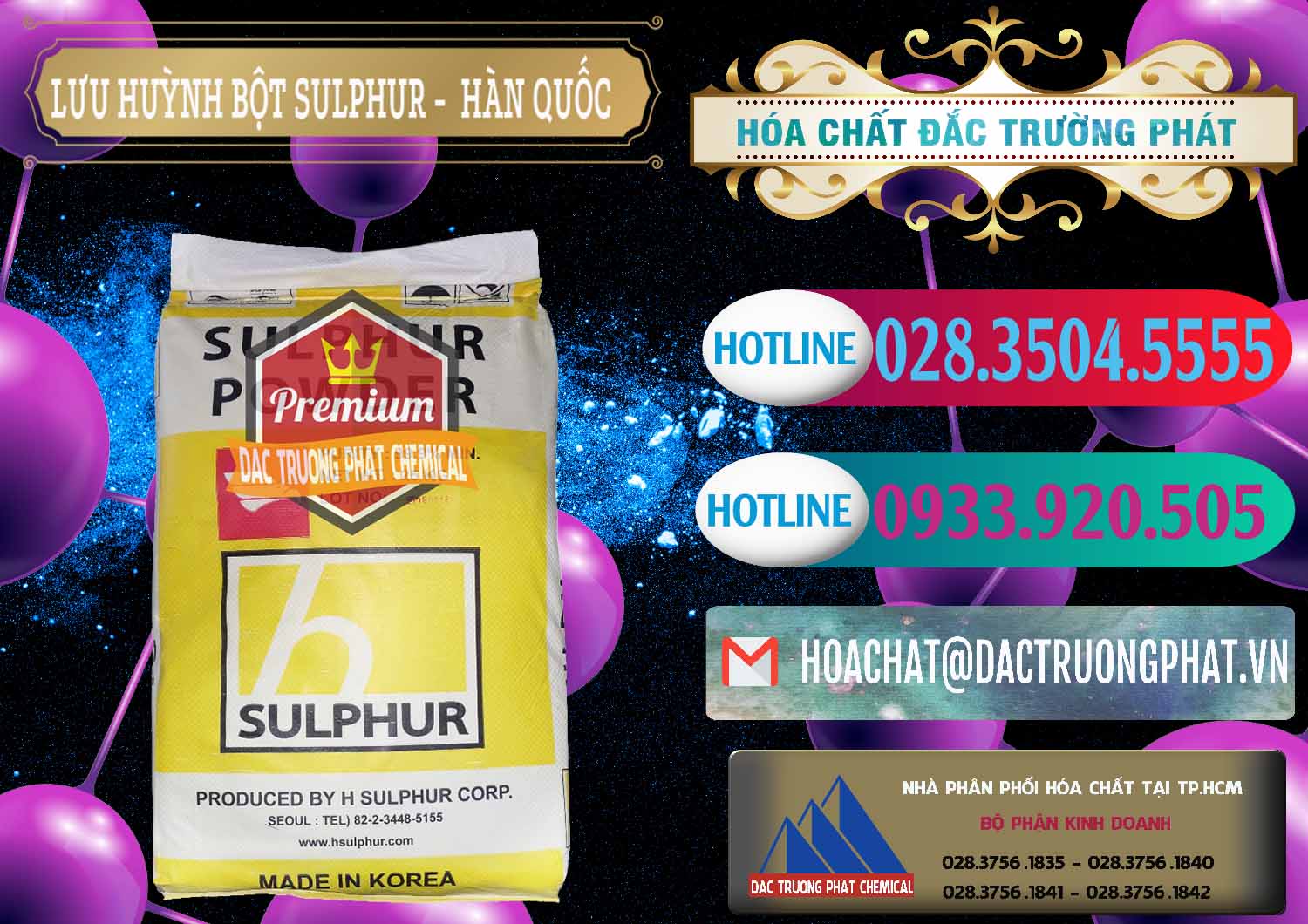 Nhập khẩu và bán Lưu huỳnh Bột - Sulfur Powder ( H Sulfur ) Hàn Quốc Korea - 0199 - Công ty kinh doanh & cung cấp hóa chất tại TP.HCM - truongphat.vn