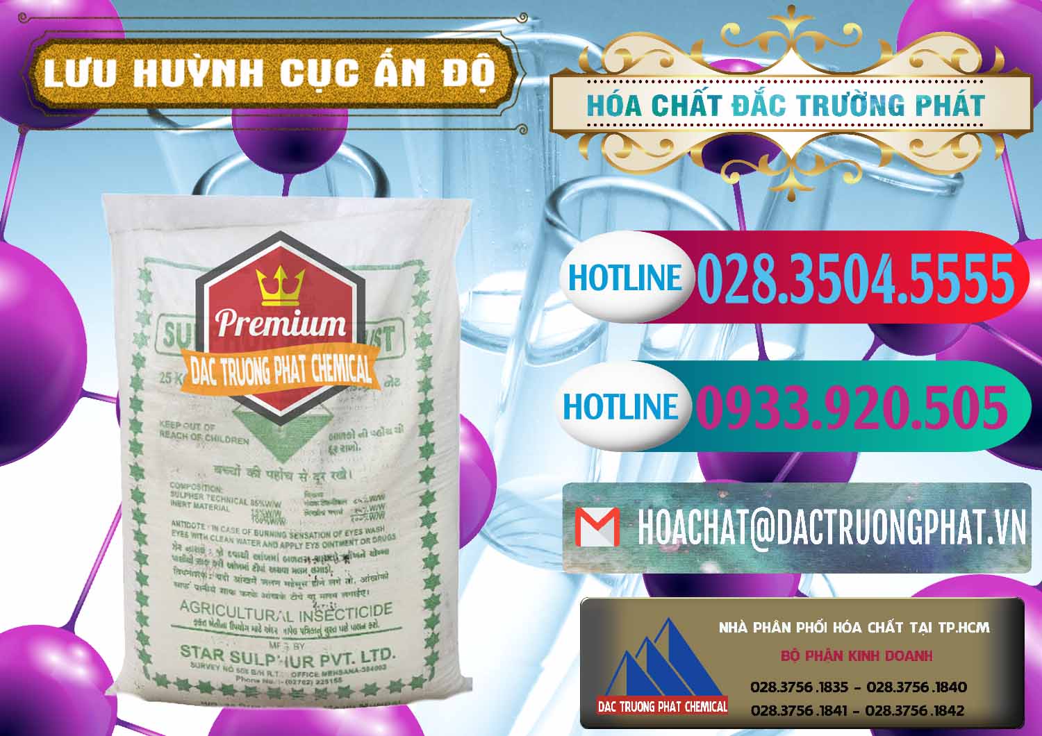 Phân phối ( bán ) Lưu huỳnh Cục - Sulfur Ấn Độ India - 0348 - Chuyên phân phối _ bán hóa chất tại TP.HCM - truongphat.vn