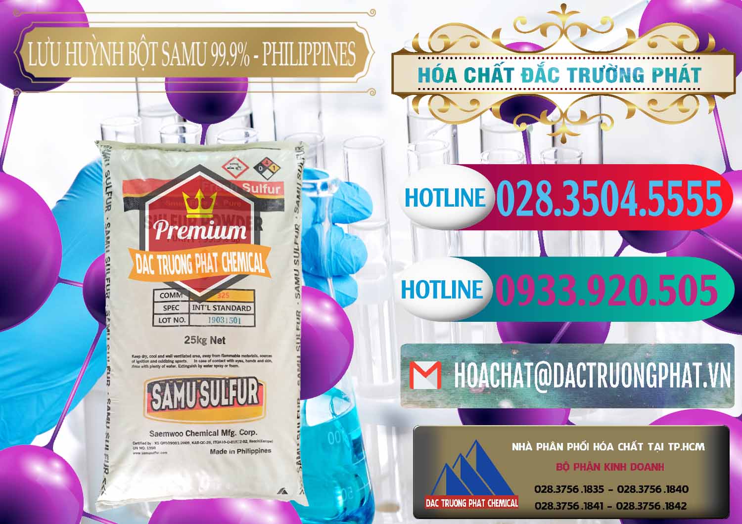 Công ty chuyên phân phối - bán Lưu huỳnh Bột - Sulfur Powder Samu Philippines - 0201 - Đơn vị bán & phân phối hóa chất tại TP.HCM - truongphat.vn