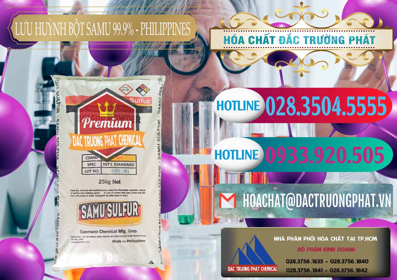Nơi chuyên bán & phân phối Lưu huỳnh Bột - Sulfur Powder Samu Philippines - 0201 - Cung cấp và nhập khẩu hóa chất tại TP.HCM - truongphat.vn