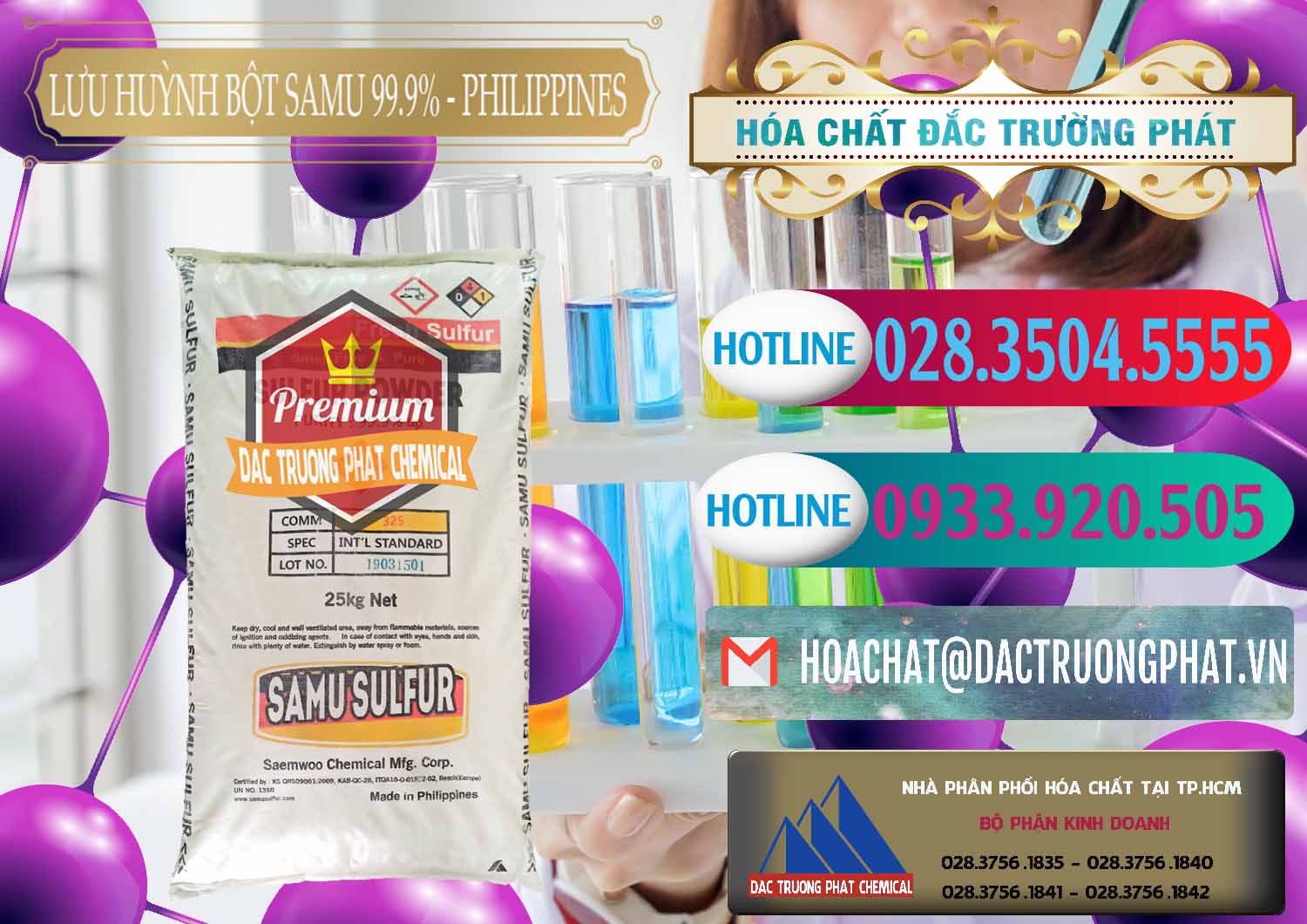 Đơn vị chuyên bán - cung cấp Lưu huỳnh Bột - Sulfur Powder Samu Philippines - 0201 - Nhà nhập khẩu _ cung cấp hóa chất tại TP.HCM - truongphat.vn