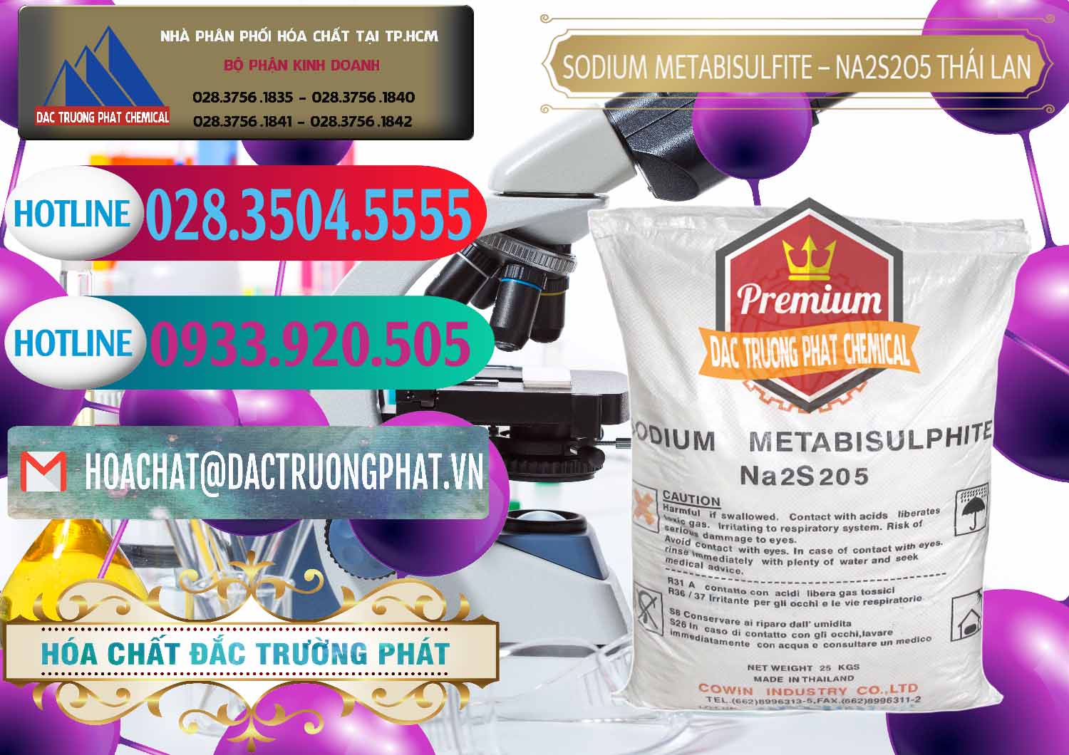 Công ty bán và phân phối Sodium Metabisulfite - NA2S2O5 Thái Lan Cowin - 0145 - Đơn vị bán ( cung cấp ) hóa chất tại TP.HCM - truongphat.vn