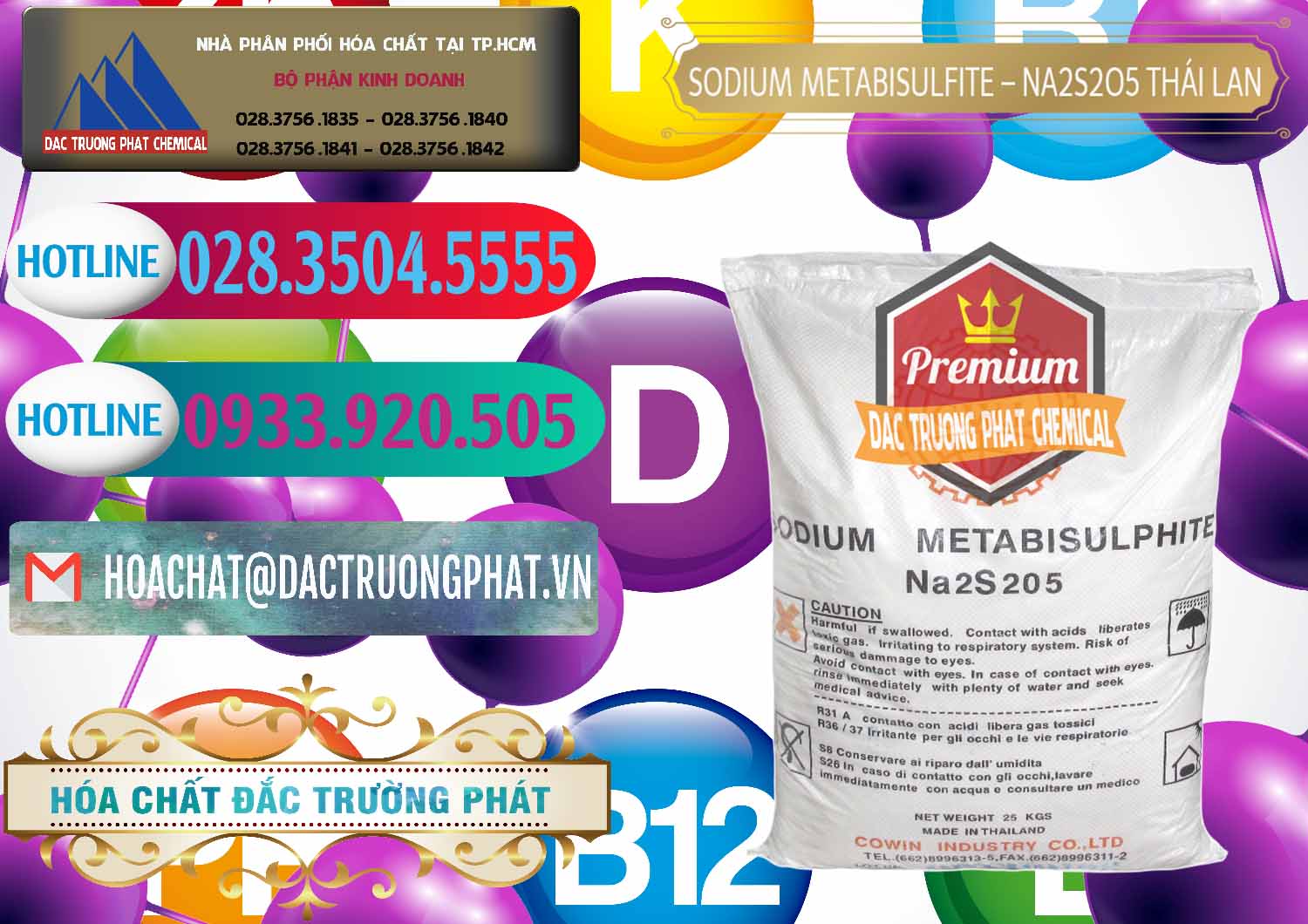 Công ty chuyên cung cấp - bán Sodium Metabisulfite - NA2S2O5 Thái Lan Cowin - 0145 - Nơi chuyên cung cấp & bán hóa chất tại TP.HCM - truongphat.vn