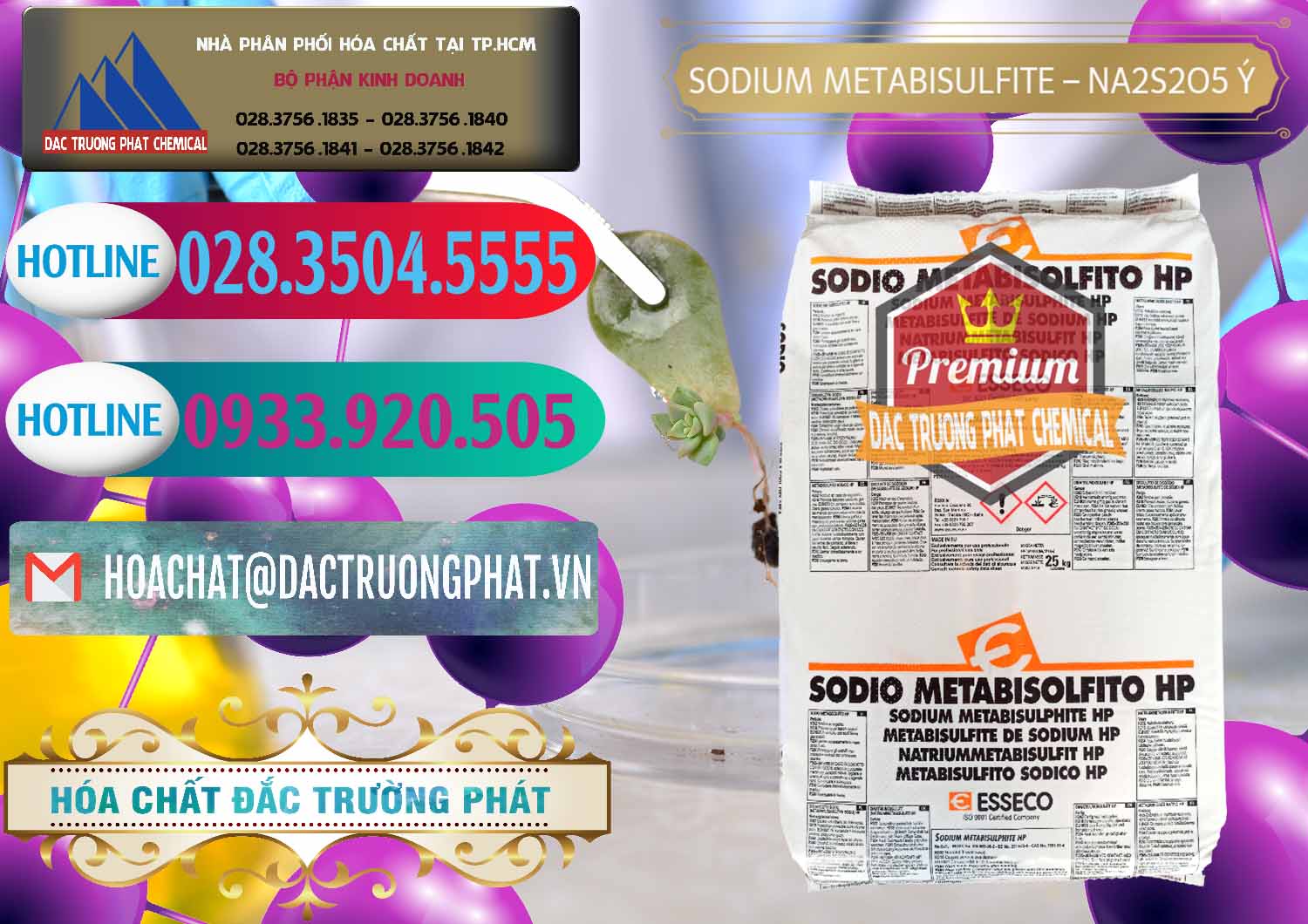 Công ty bán & cung ứng Sodium Metabisulfite - NA2S2O5 Food Grade Esseco Ý Italy - 0146 - Nơi cung cấp & phân phối hóa chất tại TP.HCM - truongphat.vn