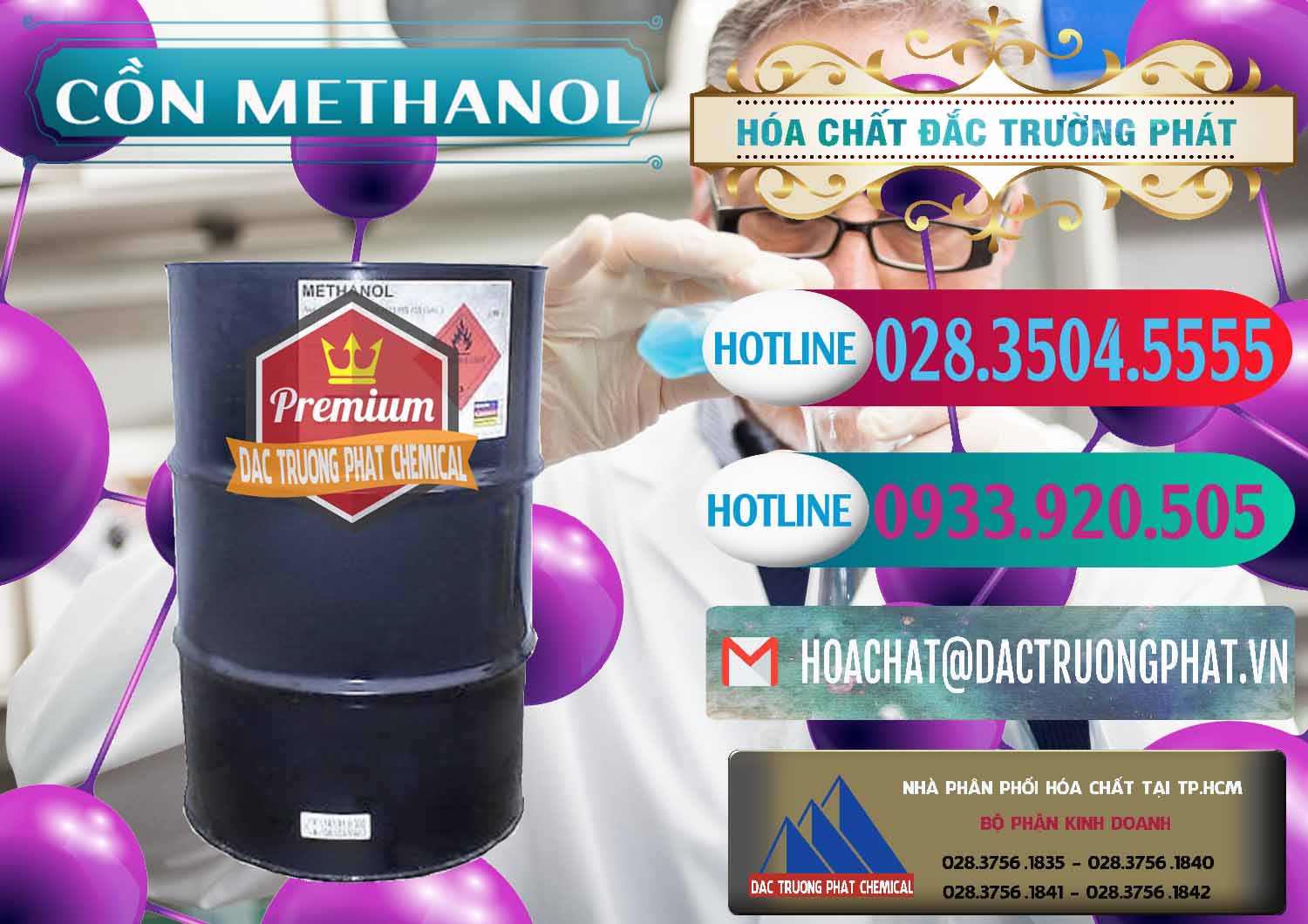 Công ty bán ( cung ứng ) Cồn Methanol - Methyl Alcohol Mã Lai Malaysia - 0331 - Cty cung cấp ( bán ) hóa chất tại TP.HCM - truongphat.vn