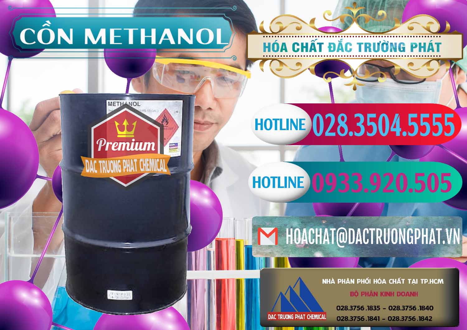 Cty chuyên bán và phân phối Cồn Methanol - Methyl Alcohol Mã Lai Malaysia - 0331 - Nơi bán - phân phối hóa chất tại TP.HCM - truongphat.vn
