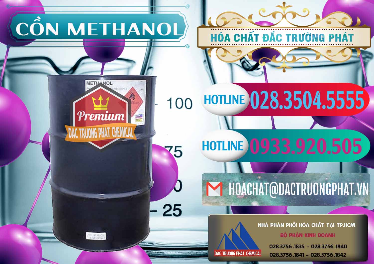 Cty chuyên bán - cung ứng Cồn Methanol - Methyl Alcohol Mã Lai Malaysia - 0331 - Cty cung cấp và bán hóa chất tại TP.HCM - truongphat.vn