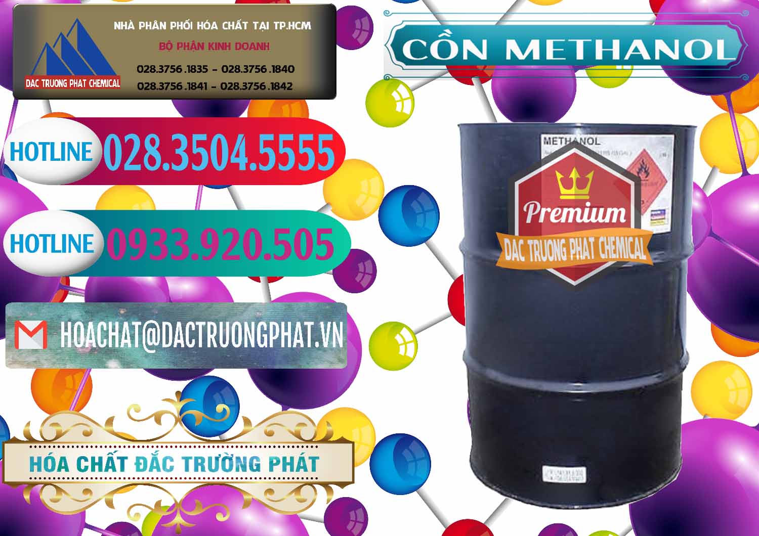 Chuyên nhập khẩu & bán Cồn Methanol - Methyl Alcohol Mã Lai Malaysia - 0331 - Nơi chuyên kinh doanh _ phân phối hóa chất tại TP.HCM - truongphat.vn