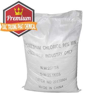 Chuyên bán - phân phối Magie Clorua – MGCL2 96% Dạng Bột Bao Chữ Đen Trung Quốc China - 0205 - Nơi chuyên nhập khẩu - phân phối hóa chất tại TP.HCM - truongphat.vn