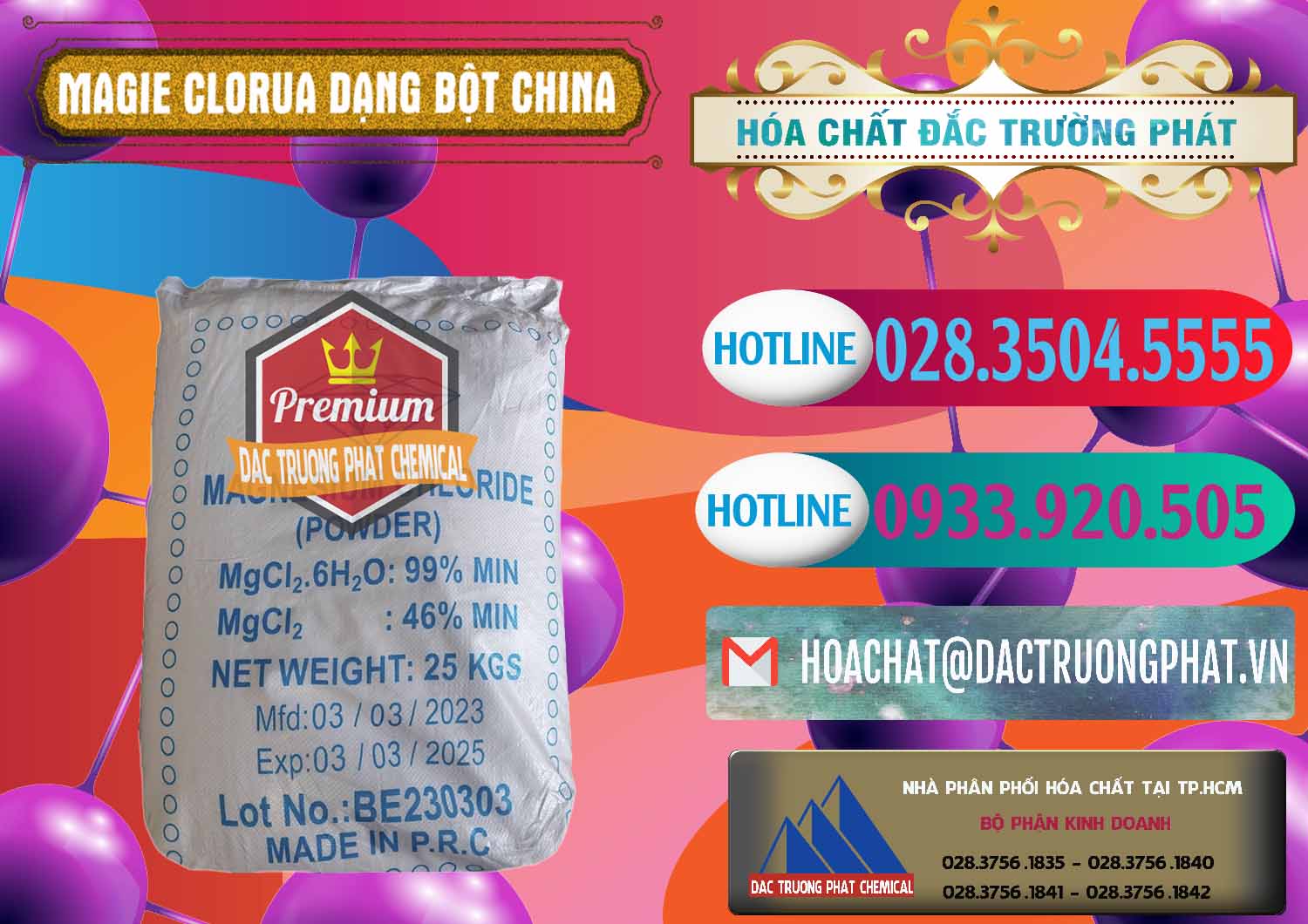 Nơi cung ứng _ bán Magie Clorua – MGCL2 96% Dạng Bột Logo Kim Cương Trung Quốc China - 0387 - Nơi chuyên phân phối & nhập khẩu hóa chất tại TP.HCM - truongphat.vn