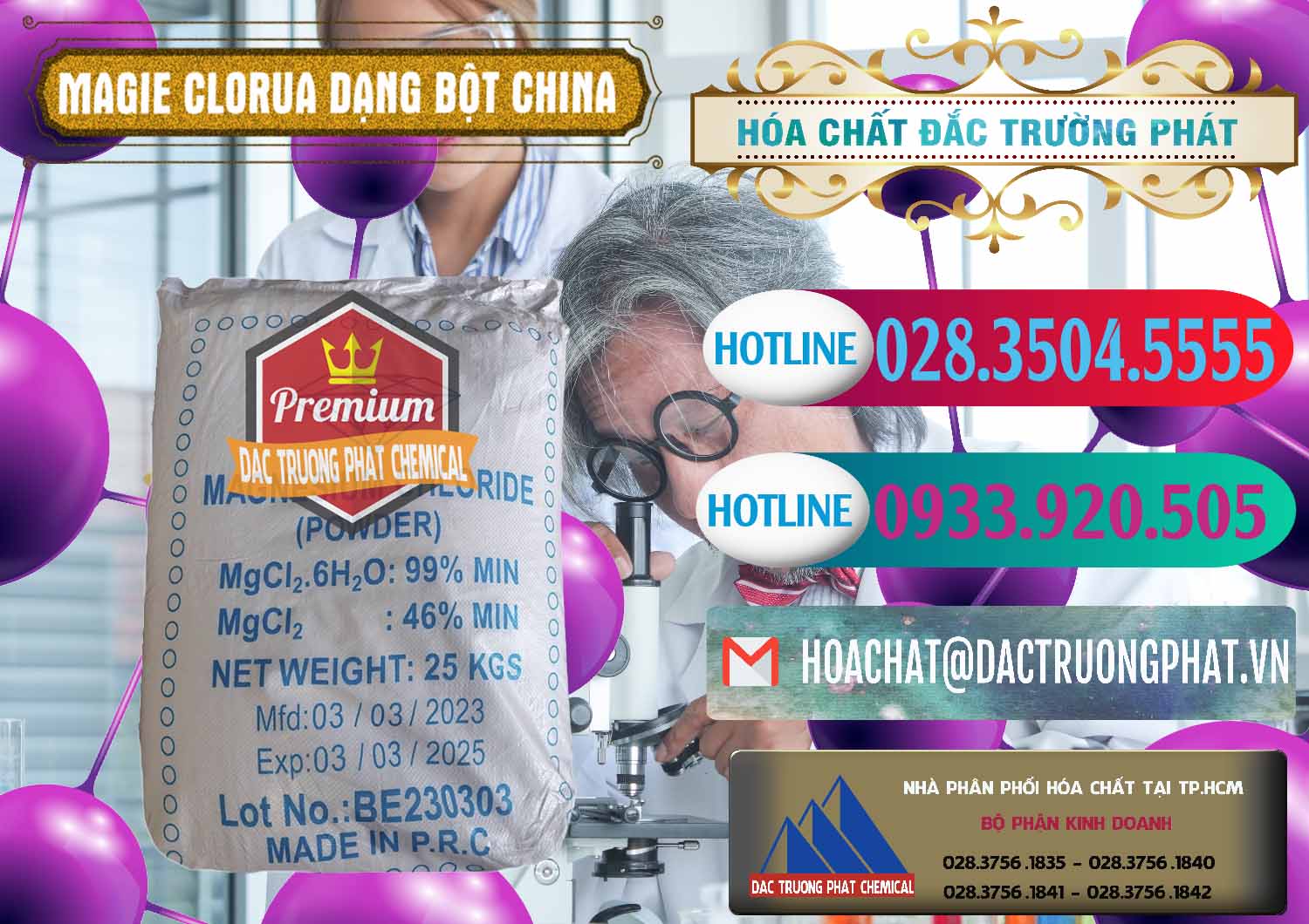 Nơi cung ứng và bán Magie Clorua – MGCL2 96% Dạng Bột Logo Kim Cương Trung Quốc China - 0387 - Phân phối ( nhập khẩu ) hóa chất tại TP.HCM - truongphat.vn