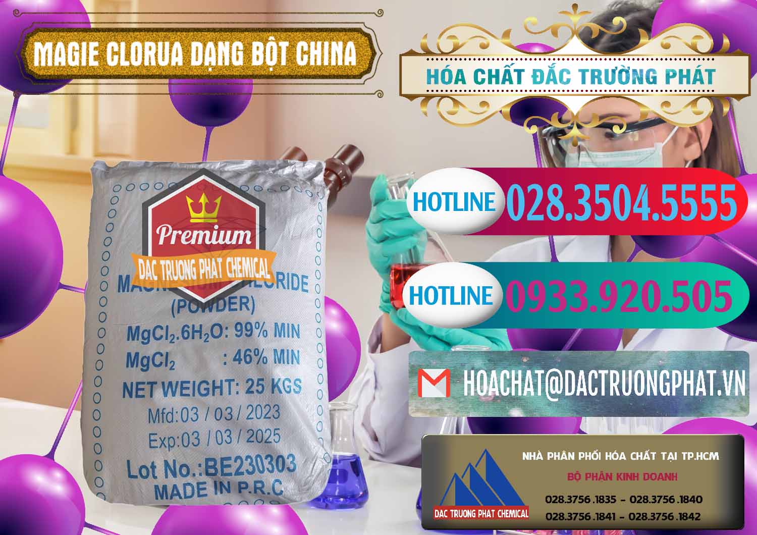 Nơi bán & cung ứng Magie Clorua – MGCL2 96% Dạng Bột Logo Kim Cương Trung Quốc China - 0387 - Đơn vị phân phối & cung cấp hóa chất tại TP.HCM - truongphat.vn