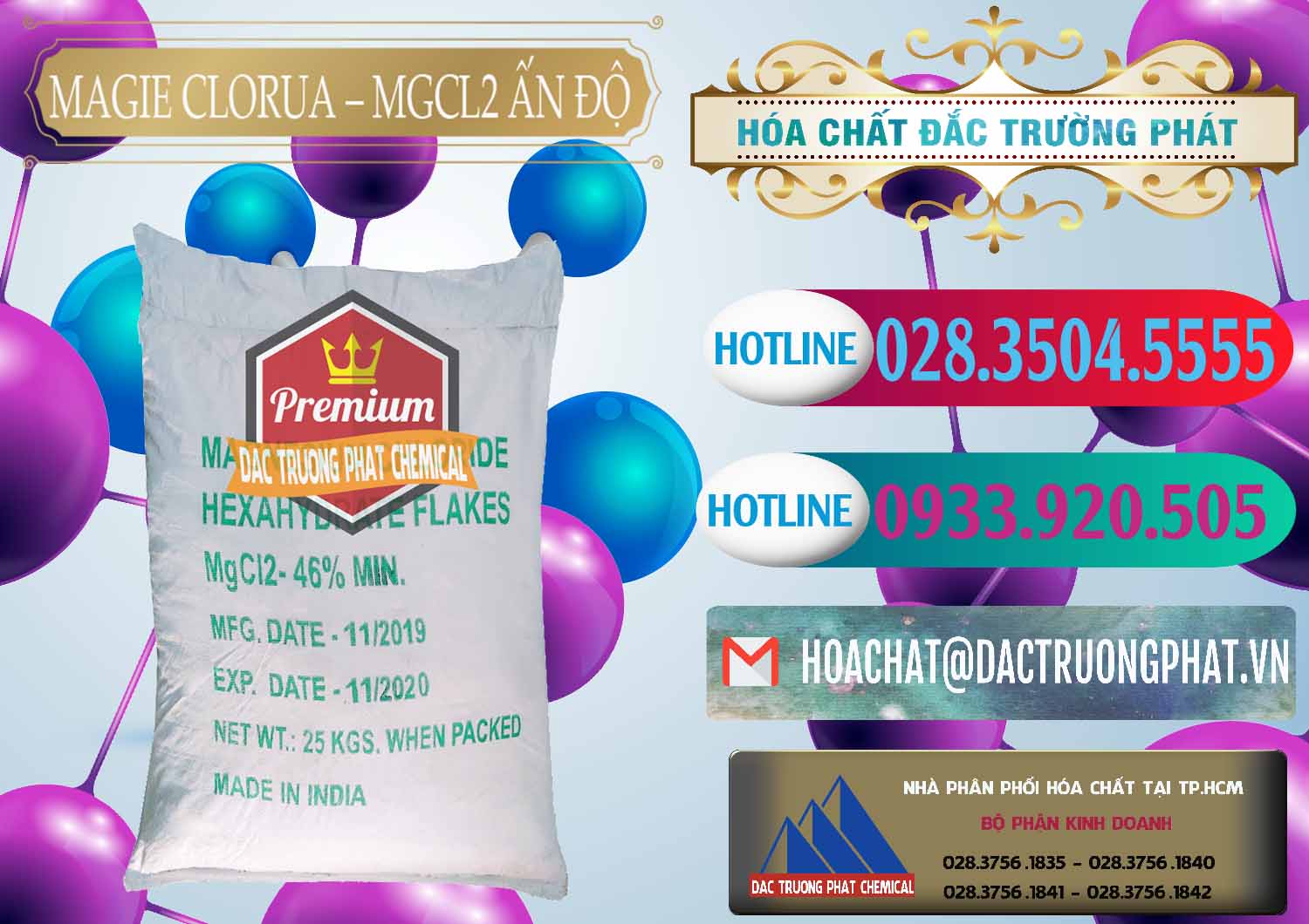 Đơn vị phân phối và bán Magie Clorua – MGCL2 46% Dạng Vảy Ấn Độ India - 0092 - Công ty chuyên cung cấp _ bán hóa chất tại TP.HCM - truongphat.vn