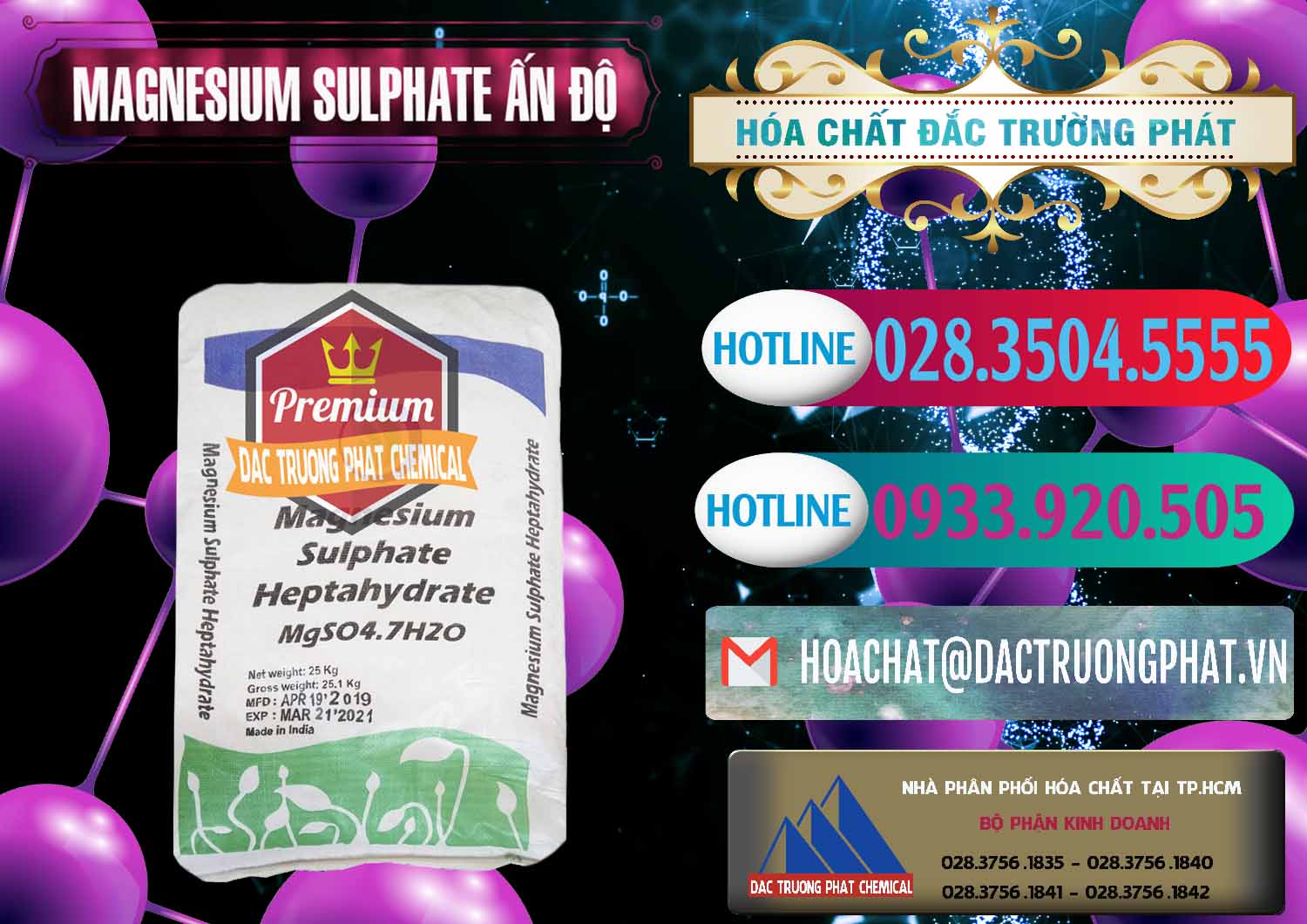 Phân phối & bán MGSO4.7H2O – Magnesium Sulphate Heptahydrate Ấn Độ India - 0362 - Cung cấp _ bán hóa chất tại TP.HCM - truongphat.vn