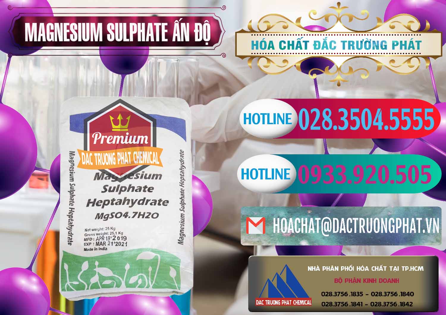 Nhà cung ứng _ bán MGSO4.7H2O – Magnesium Sulphate Heptahydrate Ấn Độ India - 0362 - Phân phối hóa chất tại TP.HCM - truongphat.vn