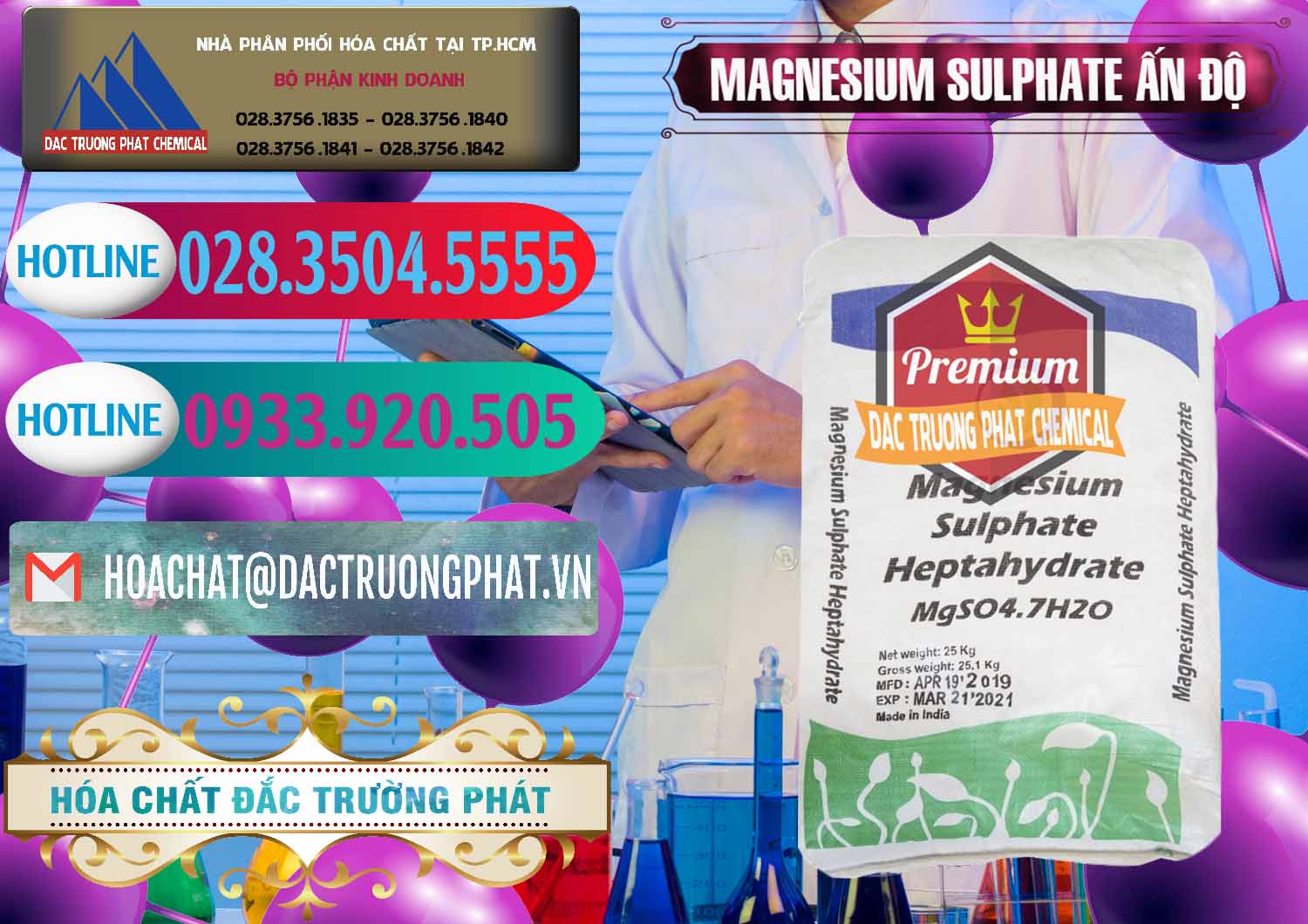 Cung cấp _ bán MGSO4.7H2O – Magnesium Sulphate Heptahydrate Ấn Độ India - 0362 - Nơi chuyên bán & cung cấp hóa chất tại TP.HCM - truongphat.vn