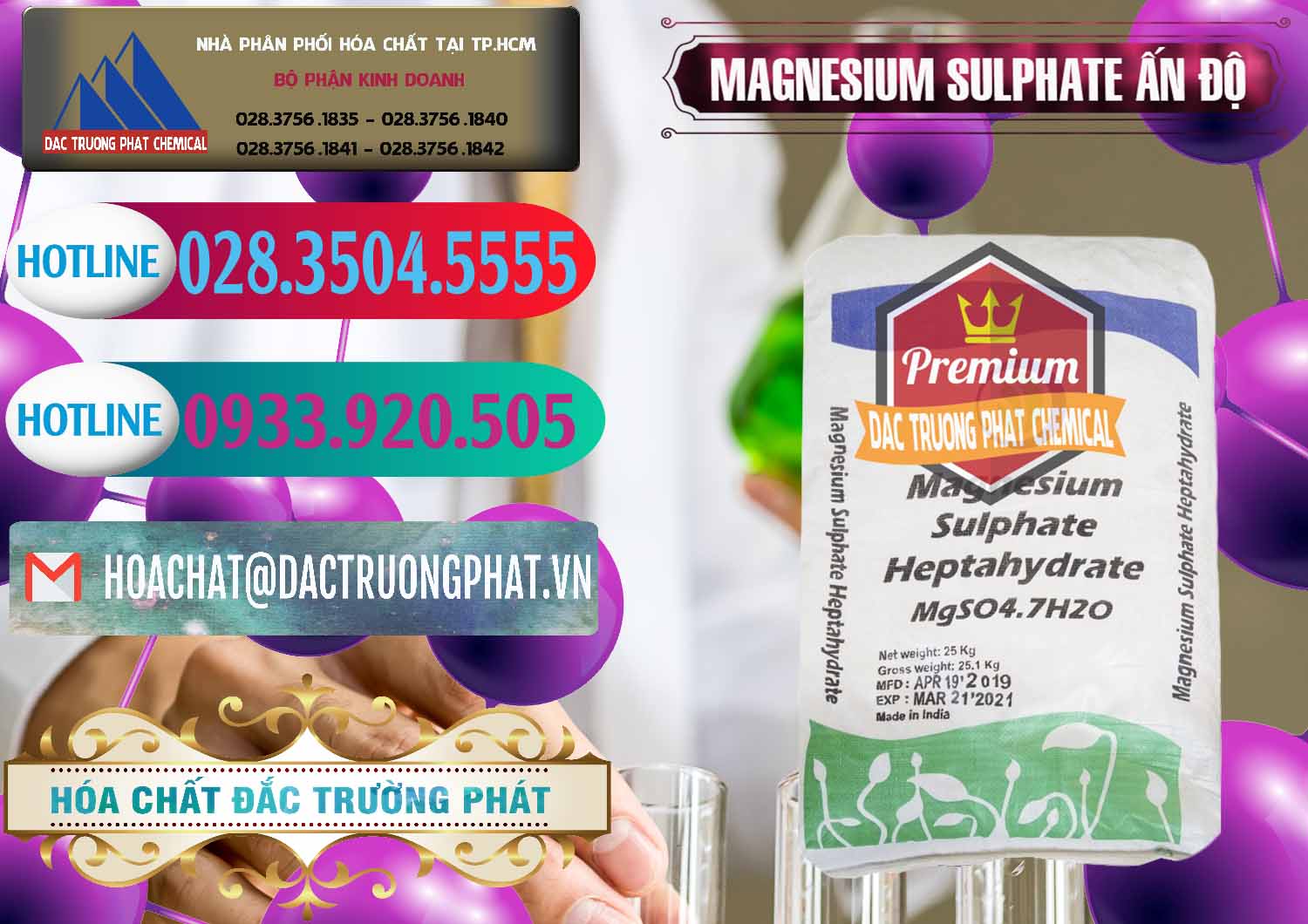 Công ty chuyên bán _ cung cấp MGSO4.7H2O – Magnesium Sulphate Heptahydrate Ấn Độ India - 0362 - Nhà phân phối ( cung ứng ) hóa chất tại TP.HCM - truongphat.vn