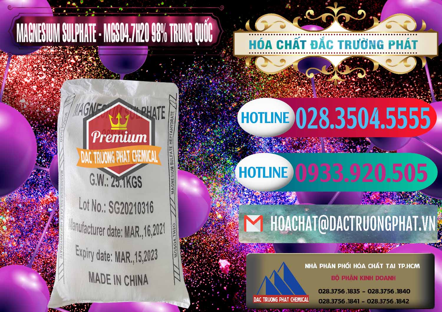 Bán và cung cấp MGSO4.7H2O – Magnesium Sulphate 98% Trung Quốc China - 0229 - Nơi phân phối _ bán hóa chất tại TP.HCM - truongphat.vn