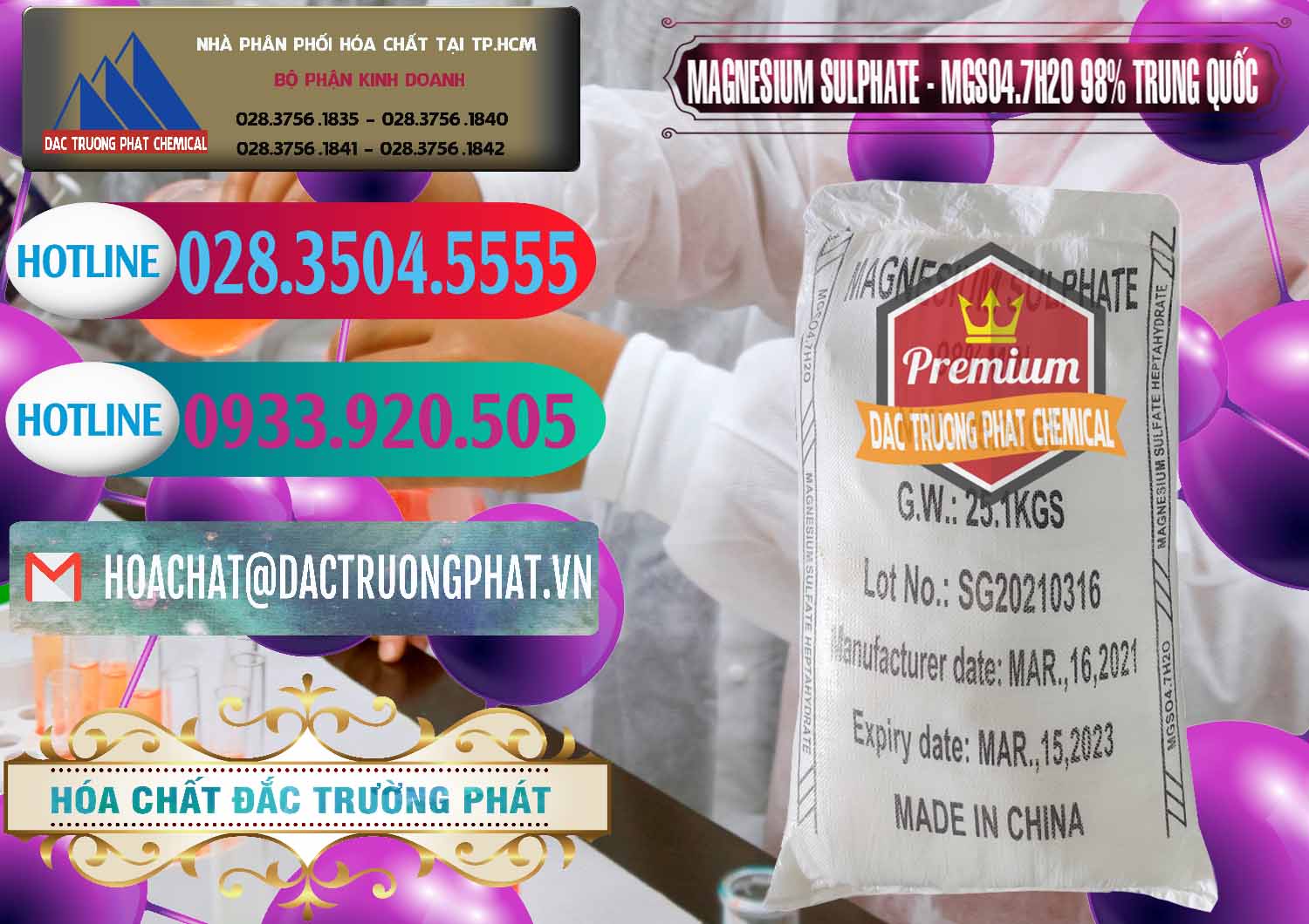Đơn vị chuyên cung ứng ( bán ) MGSO4.7H2O – Magnesium Sulphate 98% Trung Quốc China - 0229 - Công ty nhập khẩu và cung cấp hóa chất tại TP.HCM - truongphat.vn