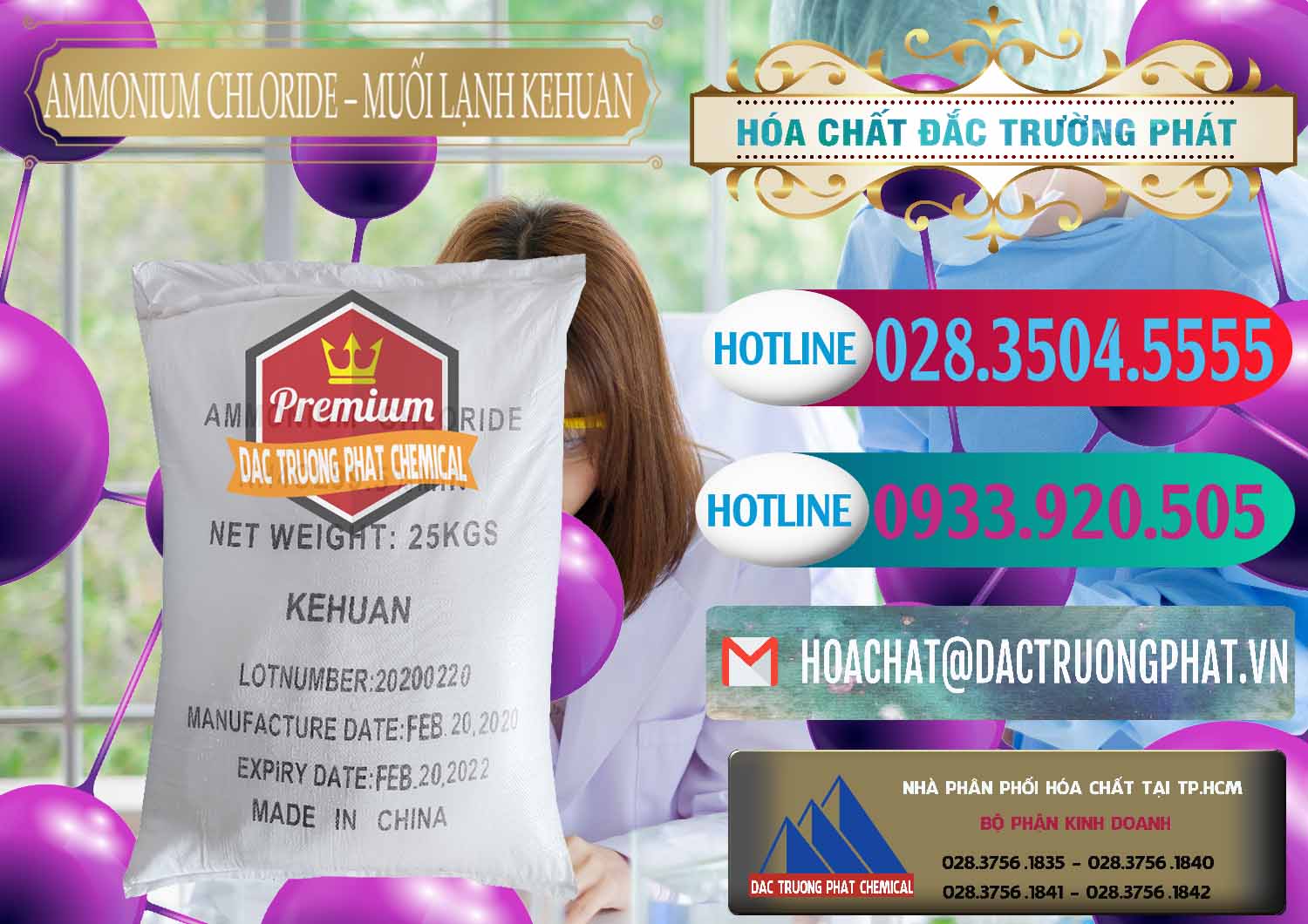 Cung cấp và bán Ammonium Chloride – NH4CL Muối Lạnh Kehuan Trung Quốc China - 0022 - Cung cấp _ kinh doanh hóa chất tại TP.HCM - truongphat.vn