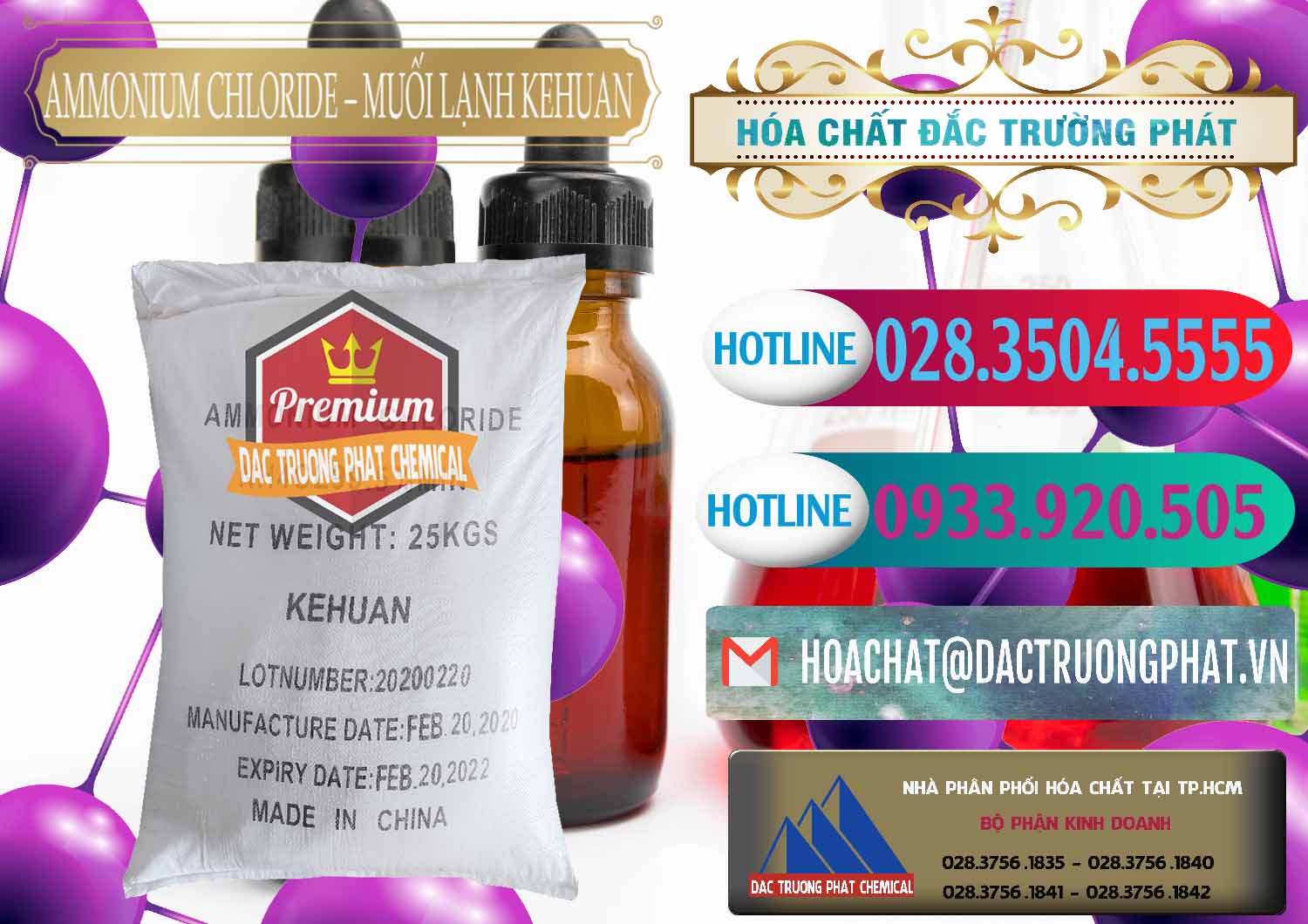 Công ty nhập khẩu và bán Ammonium Chloride – NH4CL Muối Lạnh Kehuan Trung Quốc China - 0022 - Đơn vị chuyên phân phối và cung ứng hóa chất tại TP.HCM - truongphat.vn