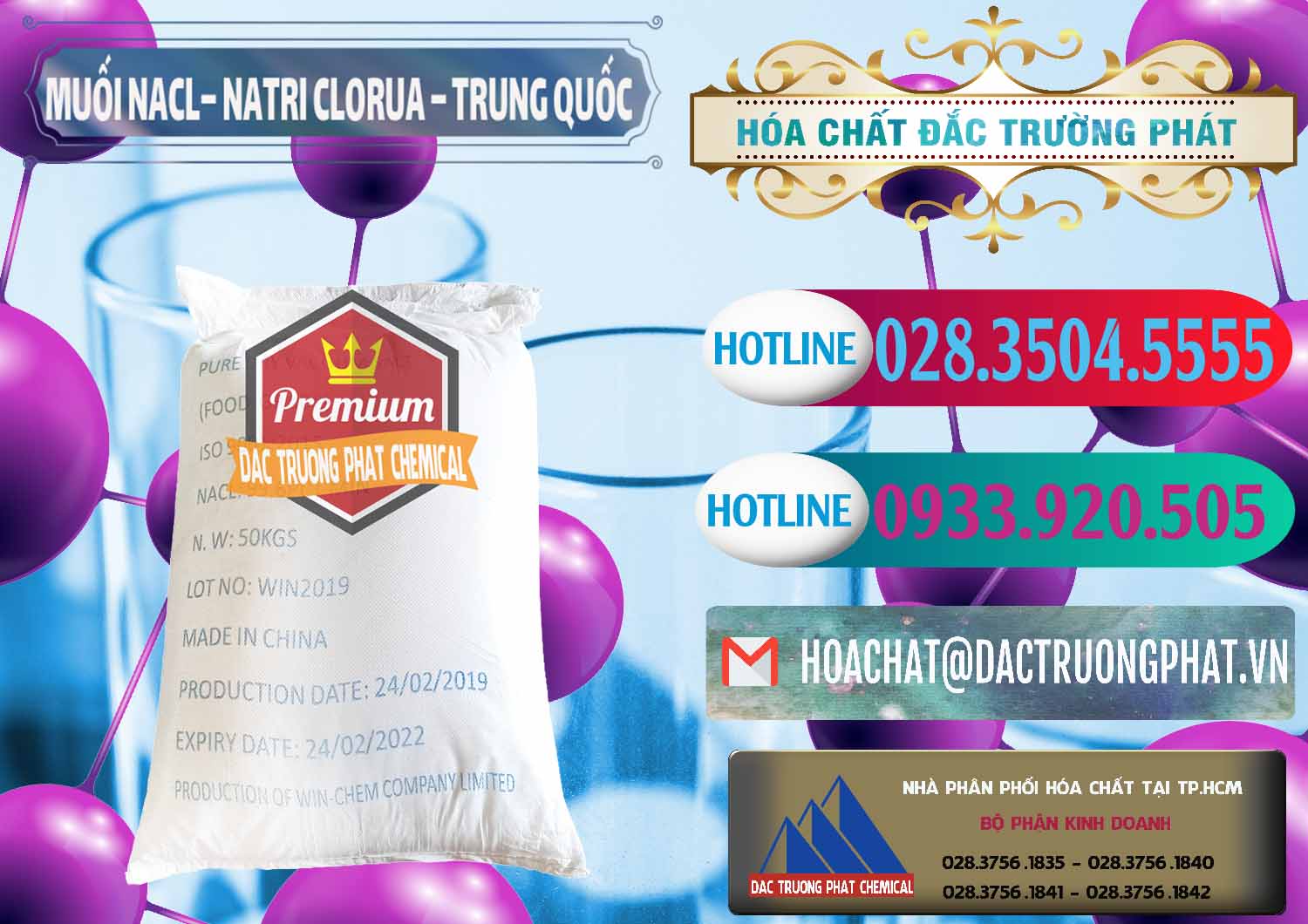 Công ty chuyên kinh doanh - bán Muối NaCL – Sodium Chloride Trung Quốc China - 0097 - Đơn vị phân phối và bán hóa chất tại TP.HCM - truongphat.vn