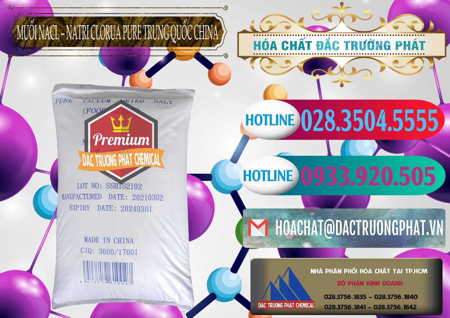 Đơn vị chuyên phân phối & bán Muối NaCL – Sodium Chloride Pure Trung Quốc China - 0230 - Nơi cung cấp _ bán hóa chất tại TP.HCM - truongphat.vn