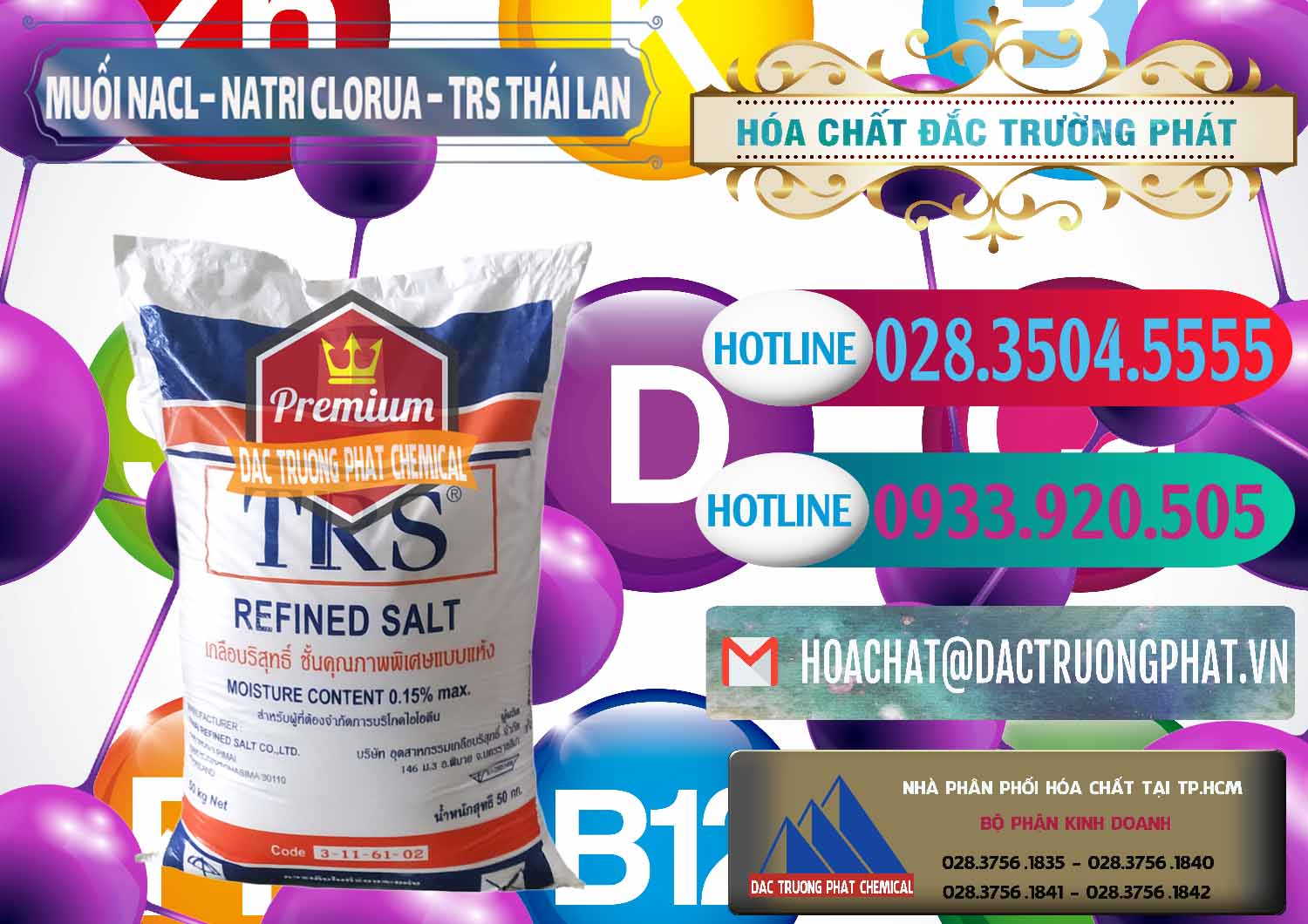Nơi phân phối và bán Muối NaCL – Sodium Chloride TRS Thái Lan - 0096 - Chuyên kinh doanh - phân phối hóa chất tại TP.HCM - truongphat.vn