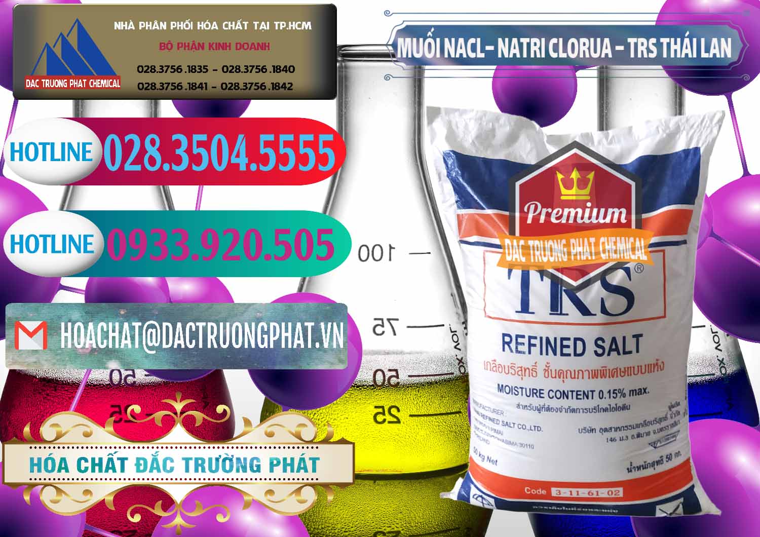 Nơi bán và phân phối Muối NaCL – Sodium Chloride TRS Thái Lan - 0096 - Công ty phân phối _ bán hóa chất tại TP.HCM - truongphat.vn