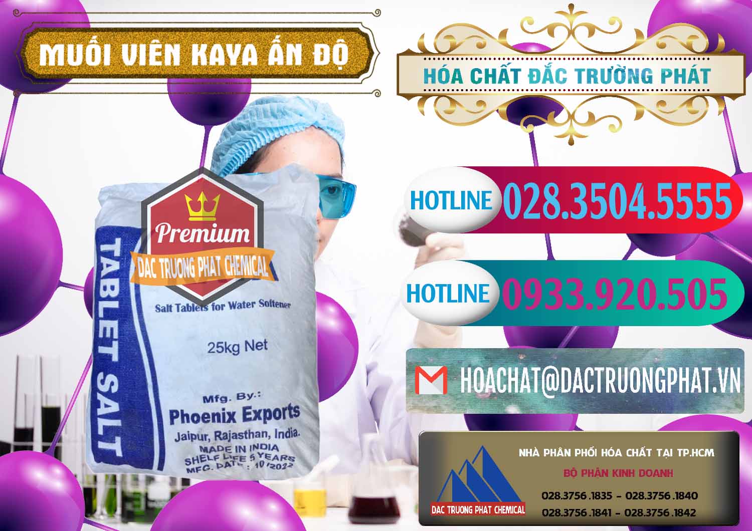 Nơi kinh doanh và bán Muối NaCL – Sodium Chloride Dạng Viên Tablets Kaya Ấn Độ India - 0368 - Nơi cung ứng ( phân phối ) hóa chất tại TP.HCM - truongphat.vn