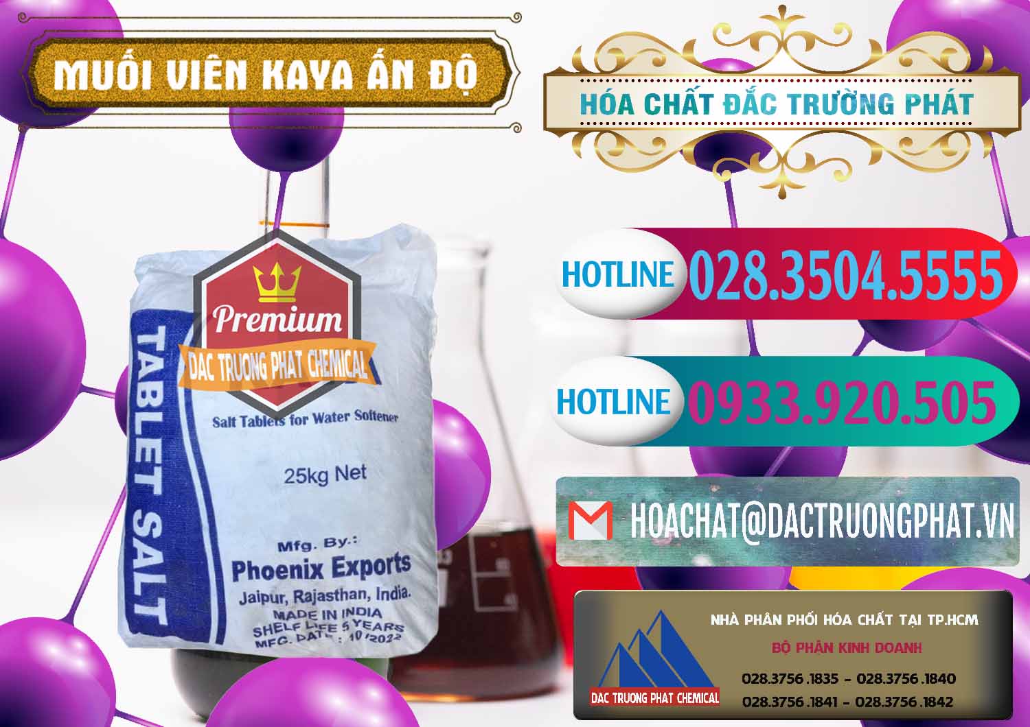 Nơi cung ứng và bán Muối NaCL – Sodium Chloride Dạng Viên Tablets Kaya Ấn Độ India - 0368 - Nhà cung ứng ( phân phối ) hóa chất tại TP.HCM - truongphat.vn