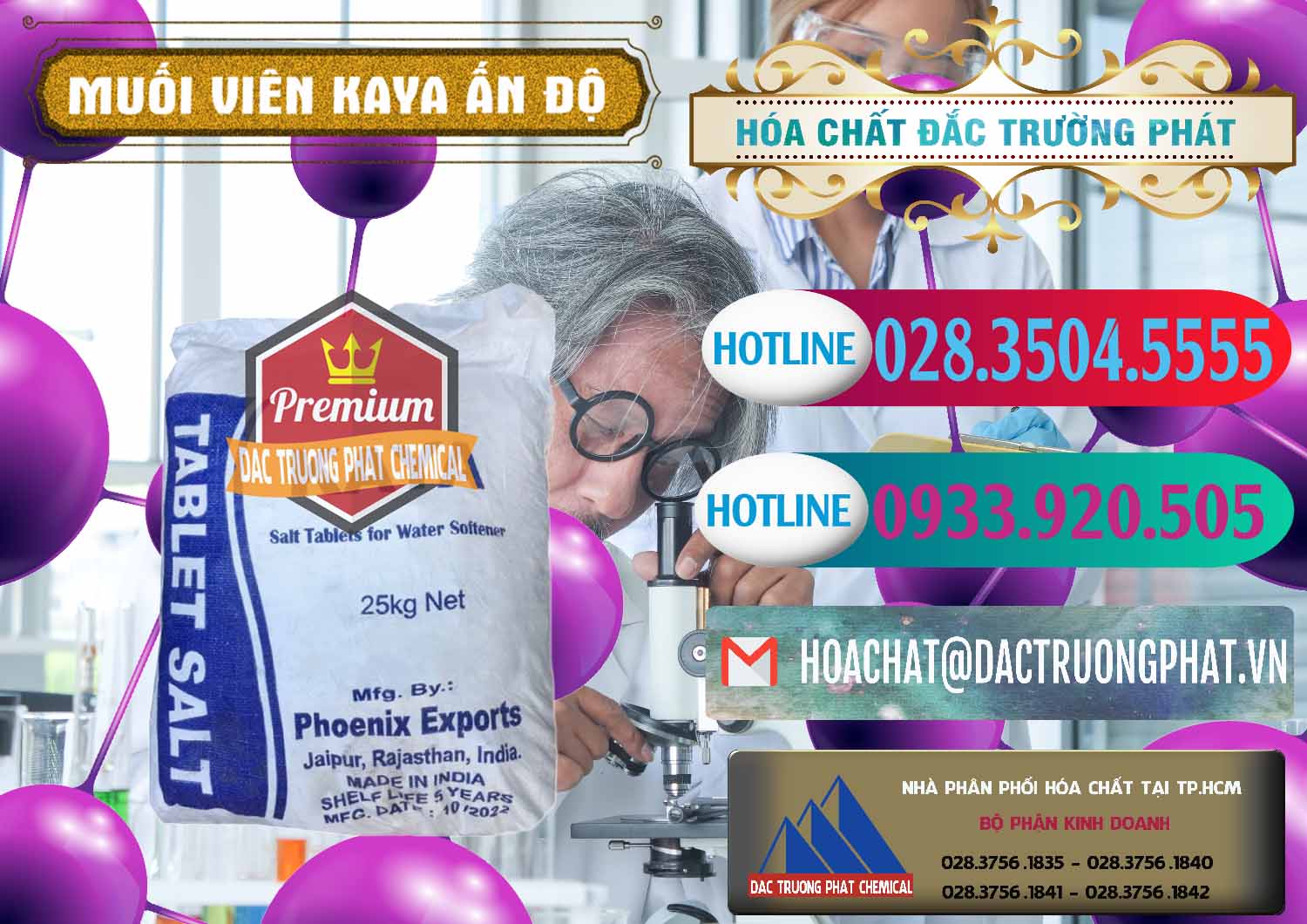 Đơn vị cung ứng và bán Muối NaCL – Sodium Chloride Dạng Viên Tablets Kaya Ấn Độ India - 0368 - Cung cấp - kinh doanh hóa chất tại TP.HCM - truongphat.vn