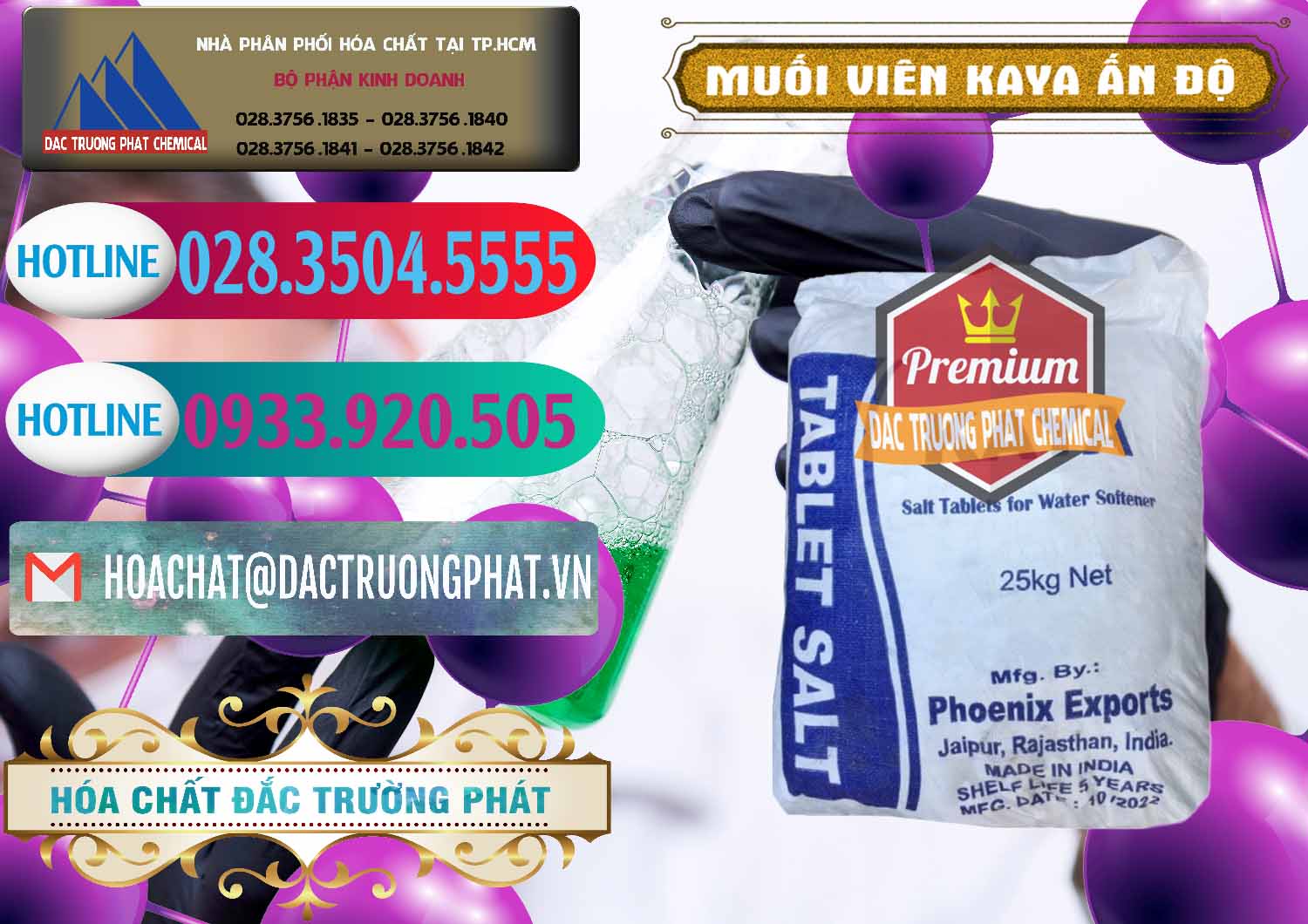 Chuyên cung cấp & bán Muối NaCL – Sodium Chloride Dạng Viên Tablets Kaya Ấn Độ India - 0368 - Công ty chuyên cung cấp _ bán hóa chất tại TP.HCM - truongphat.vn