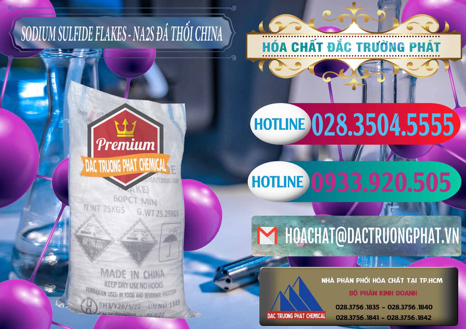 Nơi cung ứng & bán Sodium Sulfide NA2S – Đá Thối Liyuan Trung Quốc China - 0385 - Cty phân phối và cung cấp hóa chất tại TP.HCM - truongphat.vn