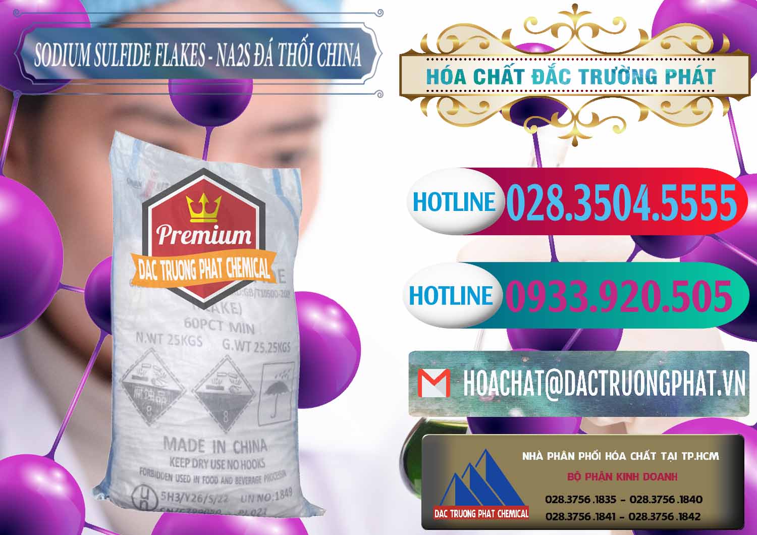 Chuyên bán _ phân phối Sodium Sulfide NA2S – Đá Thối Liyuan Trung Quốc China - 0385 - Cty chuyên kinh doanh _ phân phối hóa chất tại TP.HCM - truongphat.vn