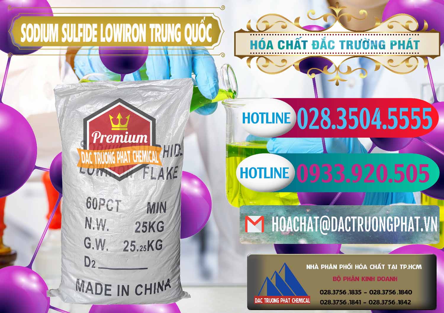 Chuyên bán ( cung ứng ) Sodium Sulfide NA2S – Đá Thối Lowiron Trung Quốc China - 0227 - Chuyên cung cấp và phân phối hóa chất tại TP.HCM - truongphat.vn