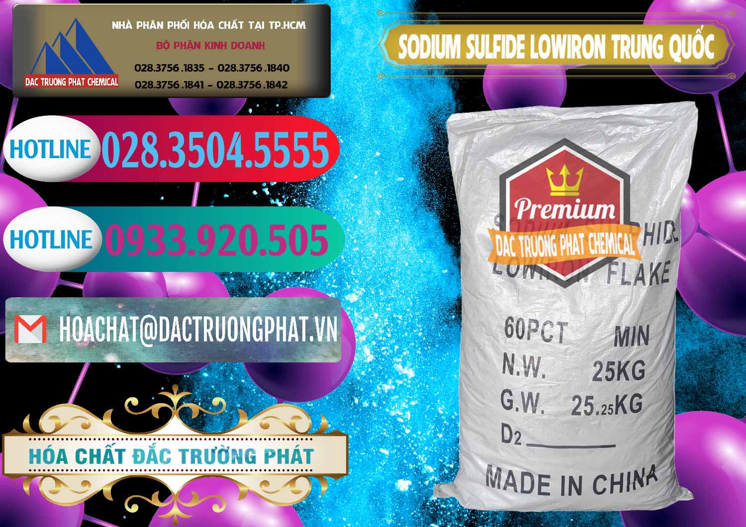 Nơi nhập khẩu - bán Sodium Sulfide NA2S – Đá Thối Lowiron Trung Quốc China - 0227 - Cty chuyên phân phối ( cung ứng ) hóa chất tại TP.HCM - truongphat.vn