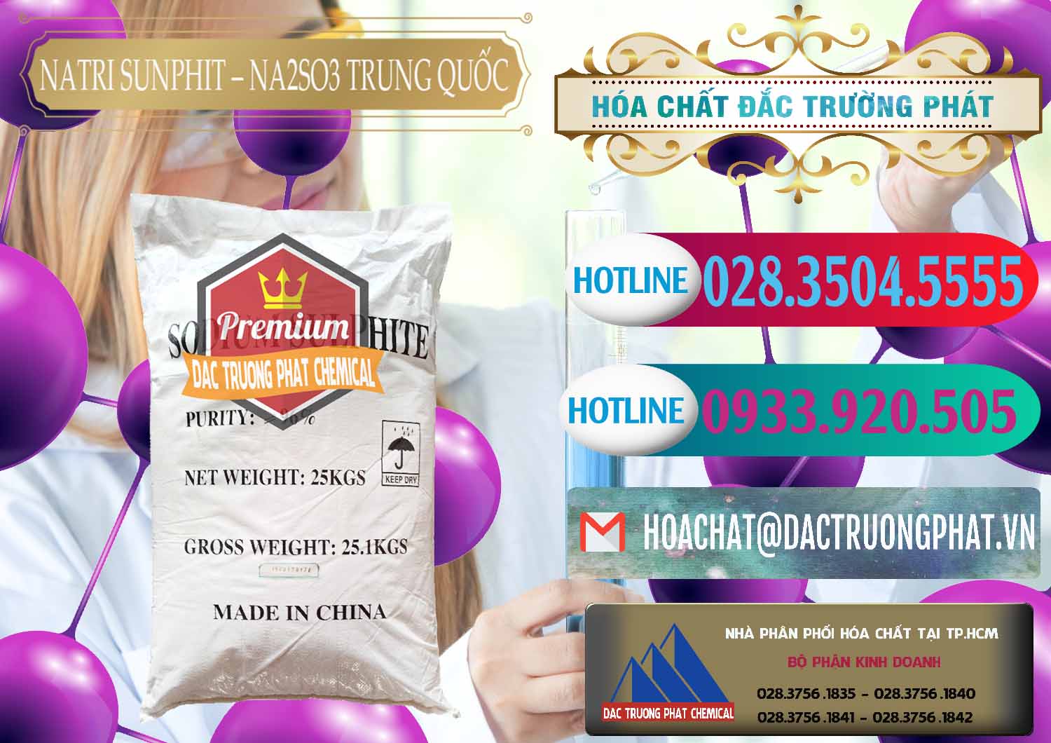 Chuyên cung cấp & bán Natri Sunphit - NA2SO3 Trung Quốc China - 0106 - Cty chuyên cung ứng & phân phối hóa chất tại TP.HCM - truongphat.vn