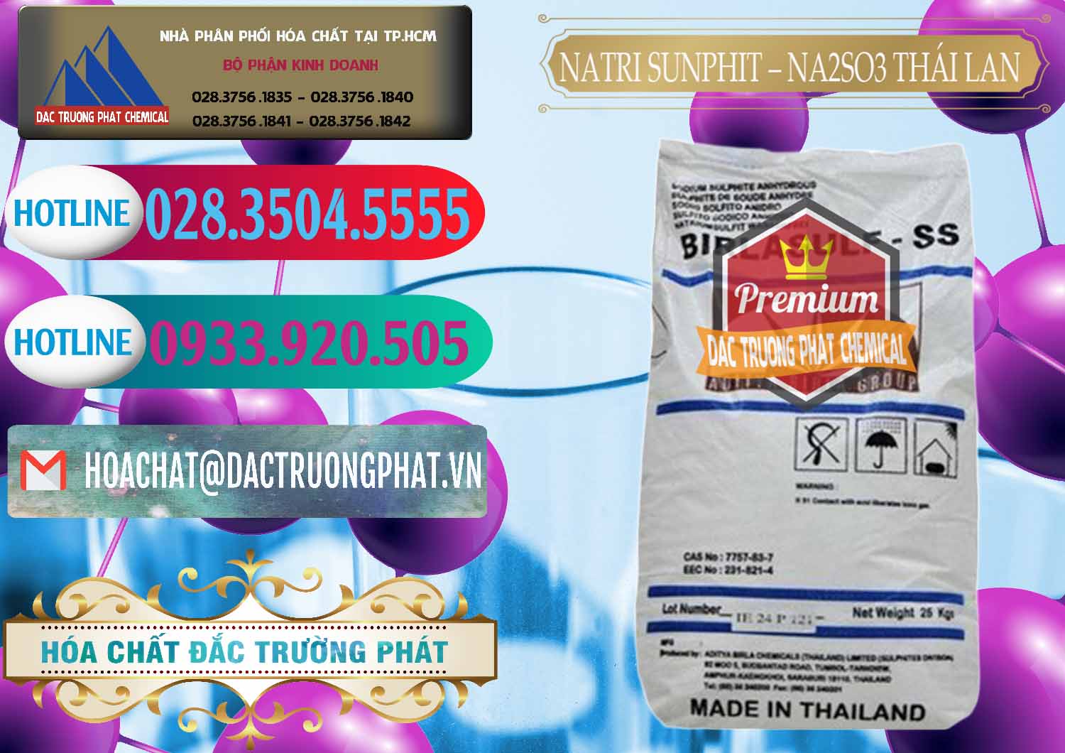 Cty chuyên nhập khẩu & bán Natri Sunphit - NA2SO3 Thái Lan - 0105 - Đơn vị chuyên kinh doanh & cung cấp hóa chất tại TP.HCM - truongphat.vn