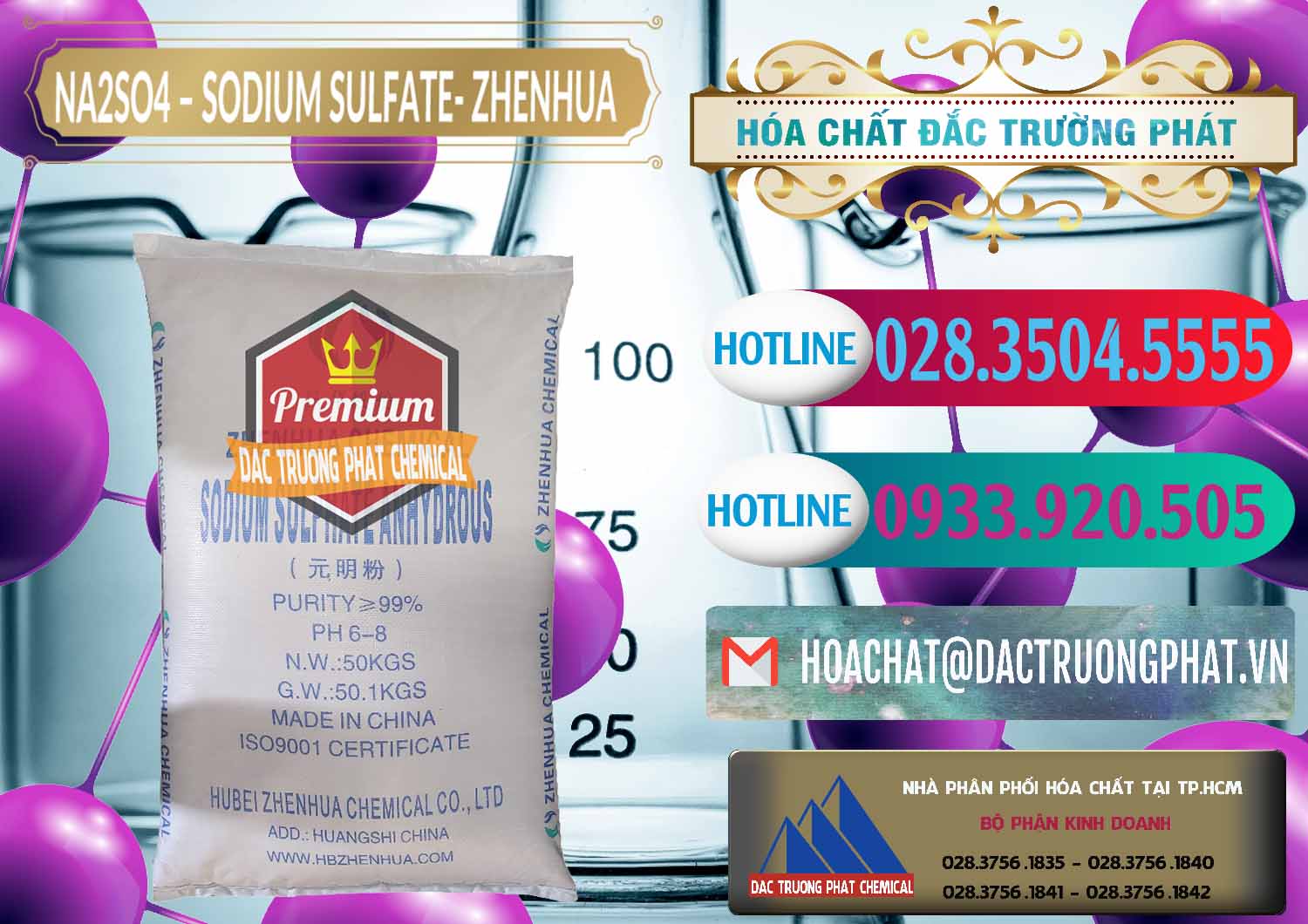 Công ty cung cấp ( bán ) Sodium Sulphate - Muối Sunfat Na2SO4 Zhenhua Trung Quốc China - 0101 - Cung ứng và phân phối hóa chất tại TP.HCM - truongphat.vn